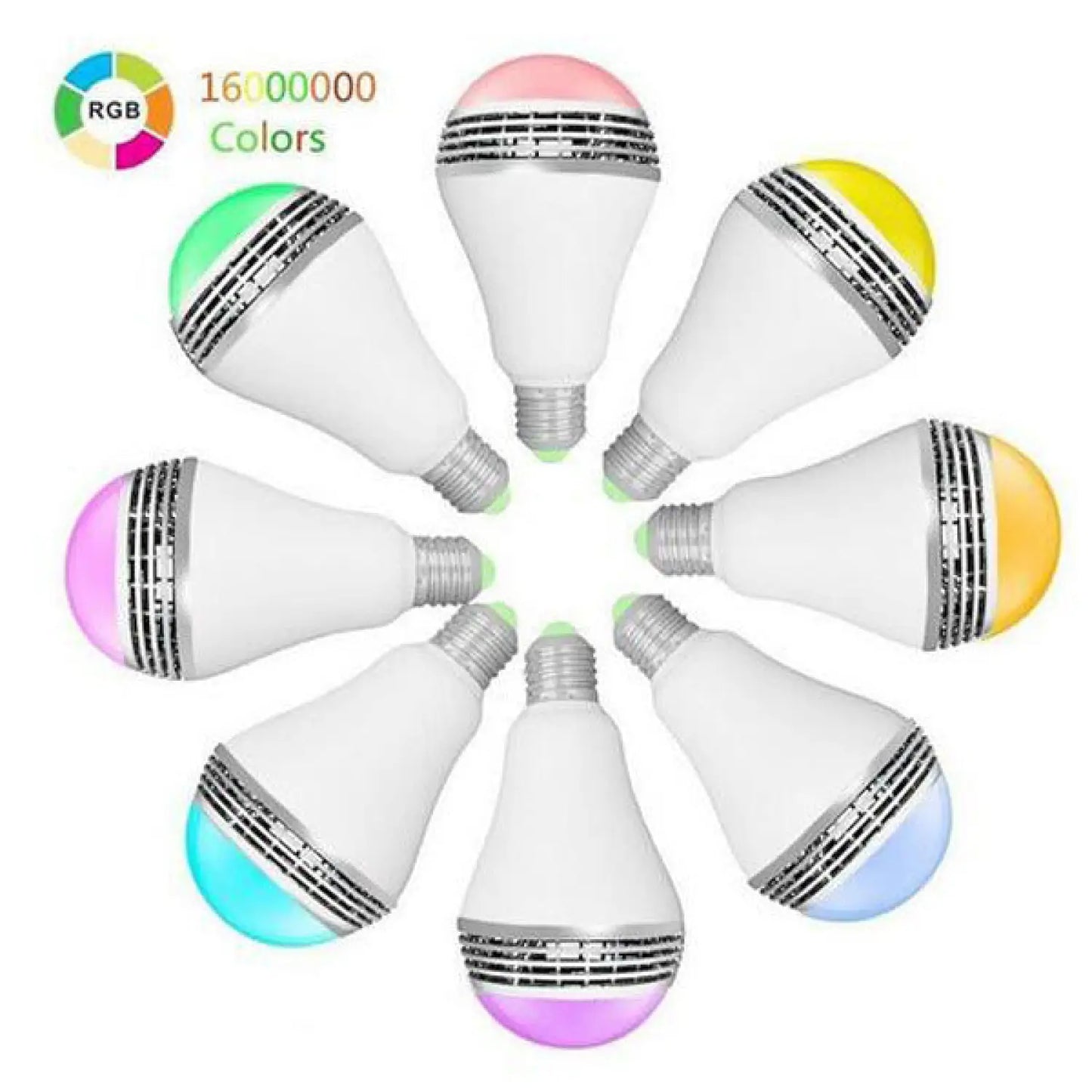 Bluetooth Speaker Smart LED Light Bulb - E27 Multi-Color - RGB - 12V Hanging Light