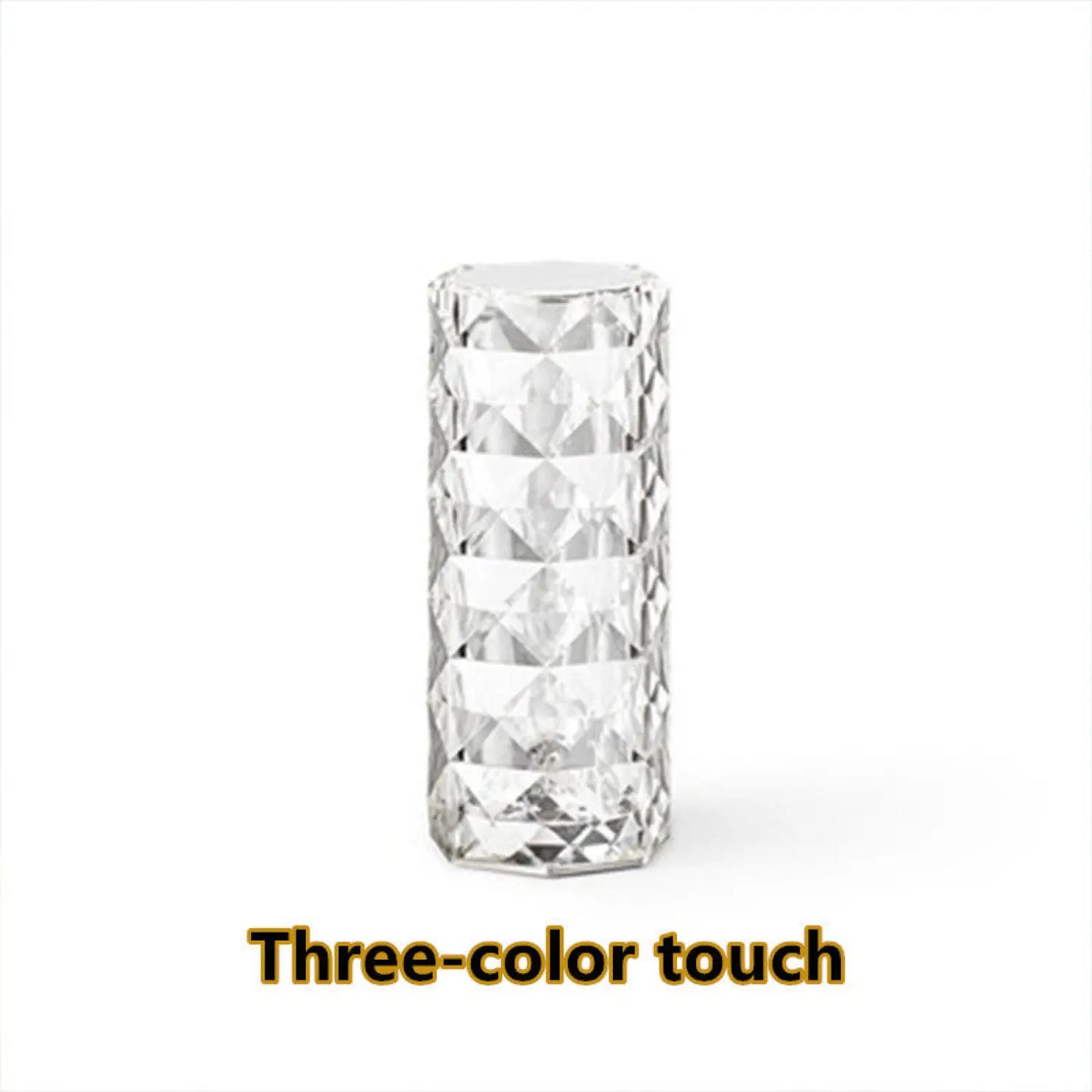 Elegant USB Table Lamp with 16-Color Crystal Lighting - White / 3colors / USB - 12V Hanging Light