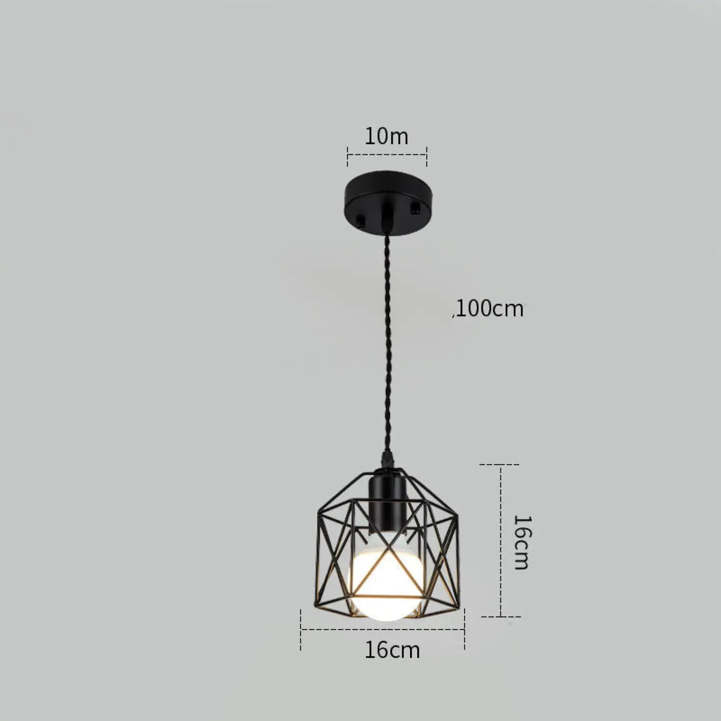 Elegant Wrought Iron Lanterns - Hanging Light For Living Room - Hanging Light