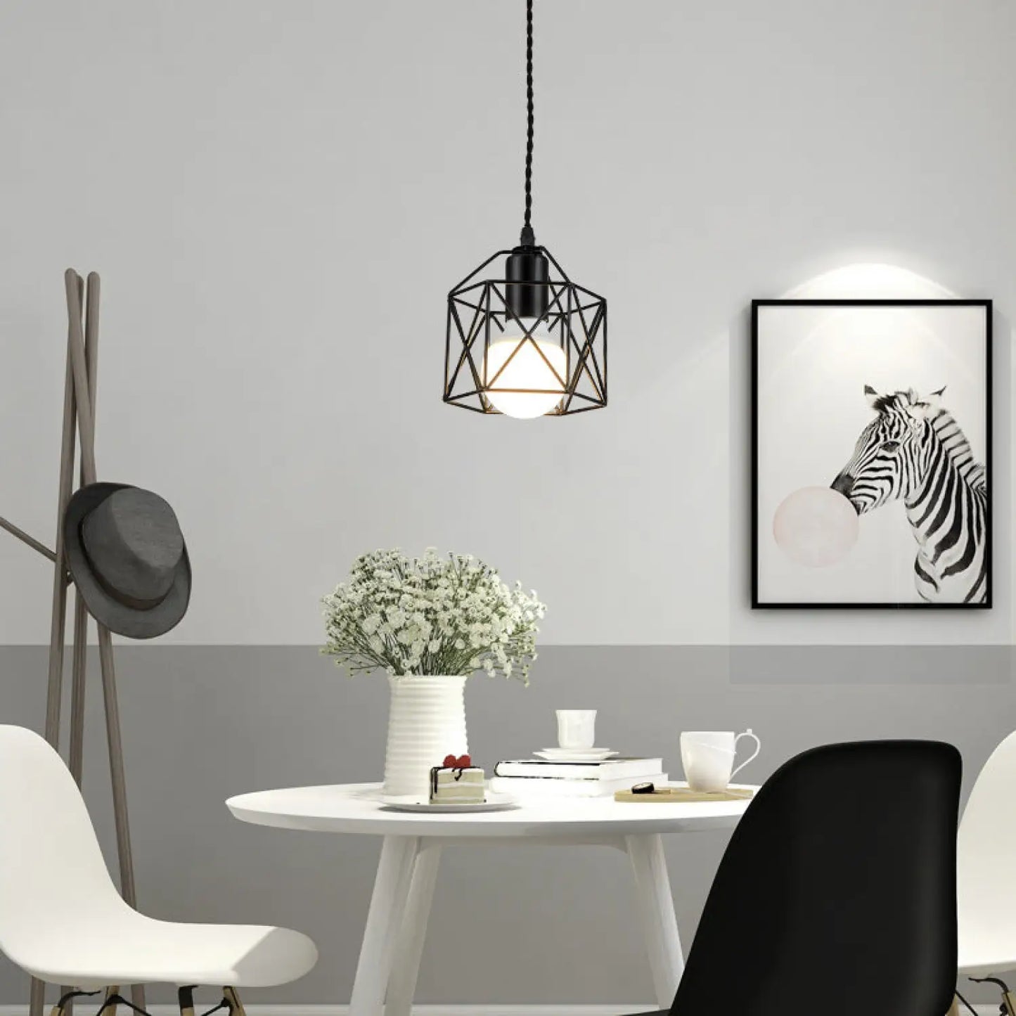 Elegant Wrought Iron Lanterns - Hanging Light For Living Room - Hanging Light