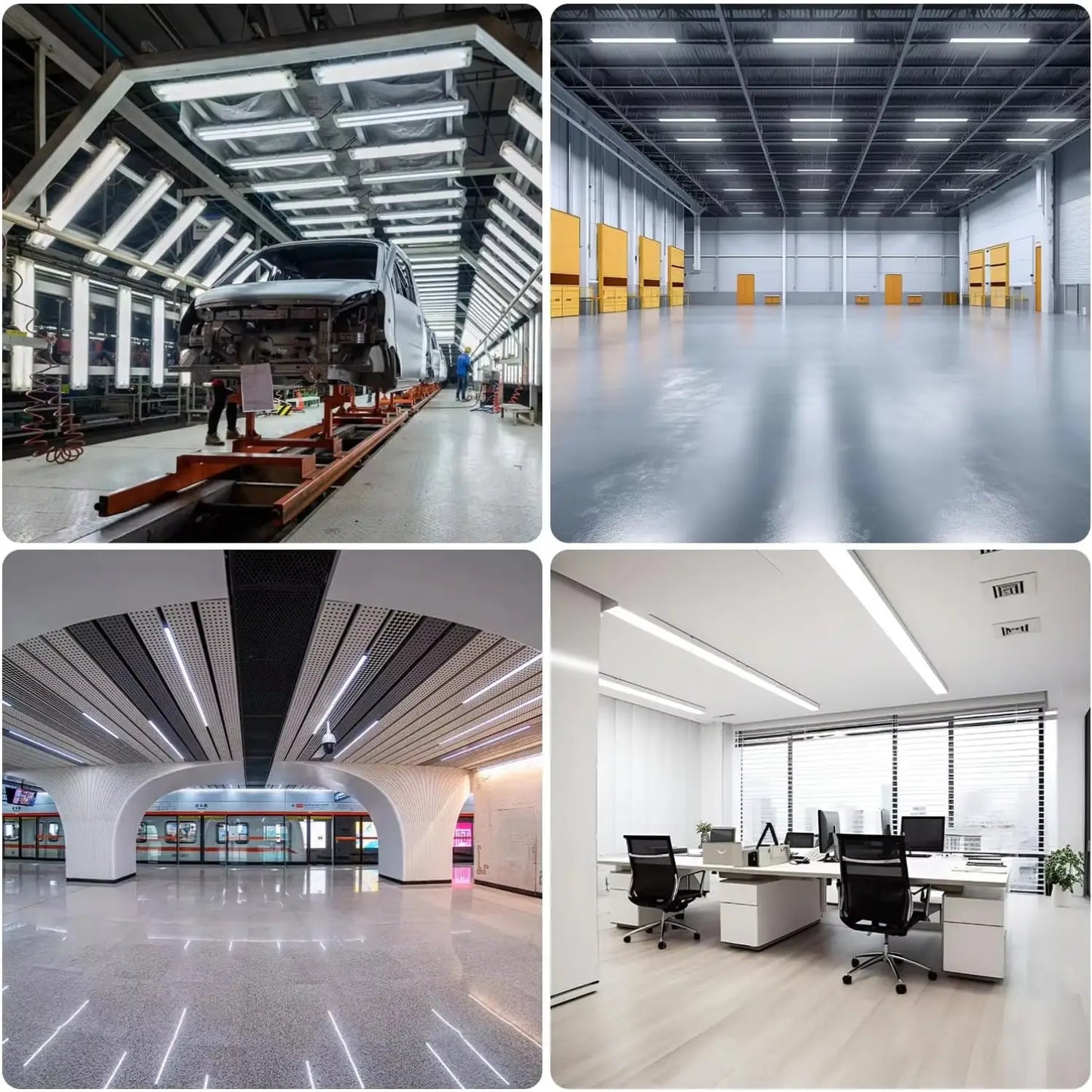 30 Pcs Led Shop Tube Light 4ft 10W 12W 15W 18W 22W With 5CCT And 5Power Tunable Aluminum G13 T8 LED Tube Light 12V