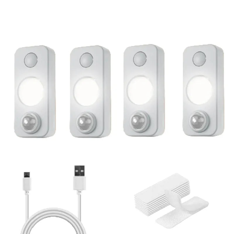 High-Quality Rechargeable Wall Lights With Motion Sensor 4-Pack