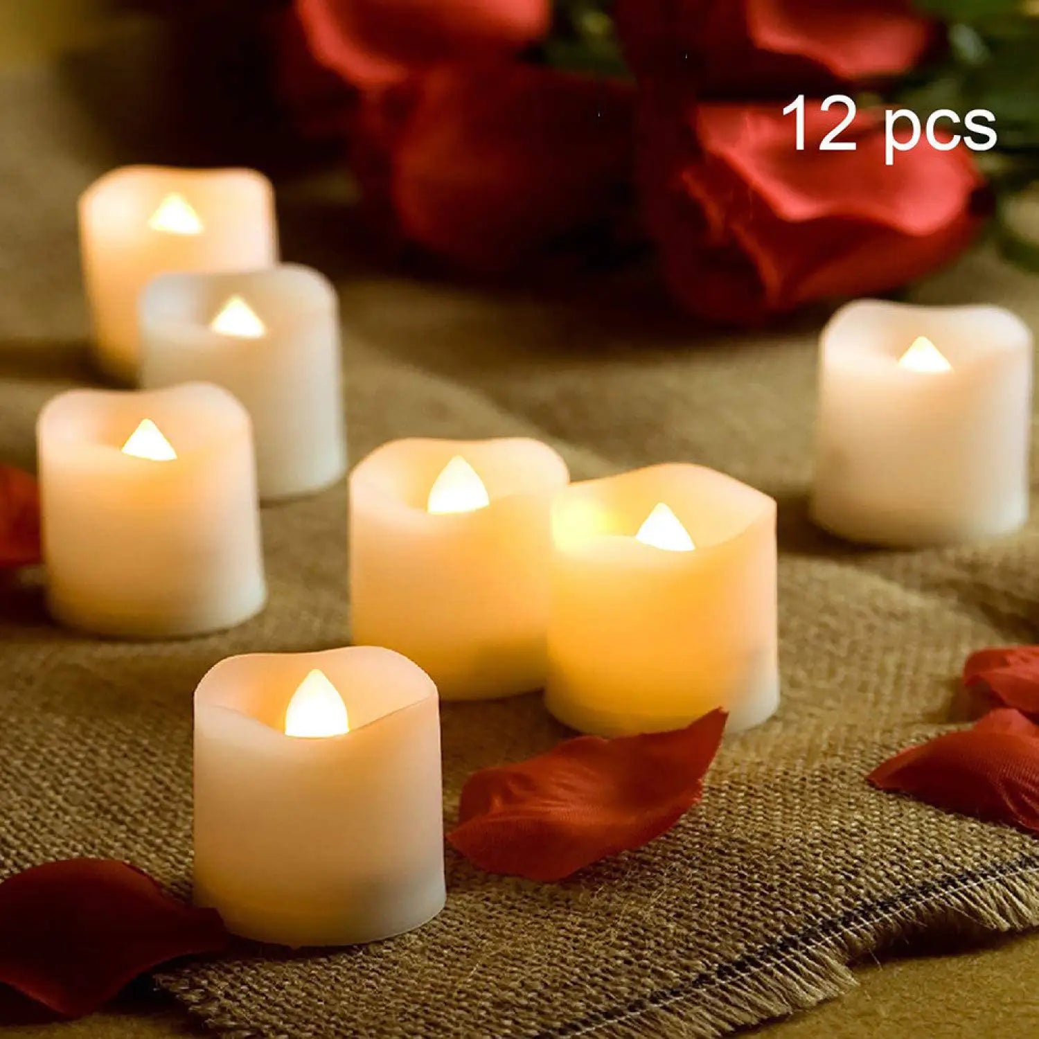 Flameless LED Candle Light – Warm White Timed Light with Flashing Mode - LED bulb
