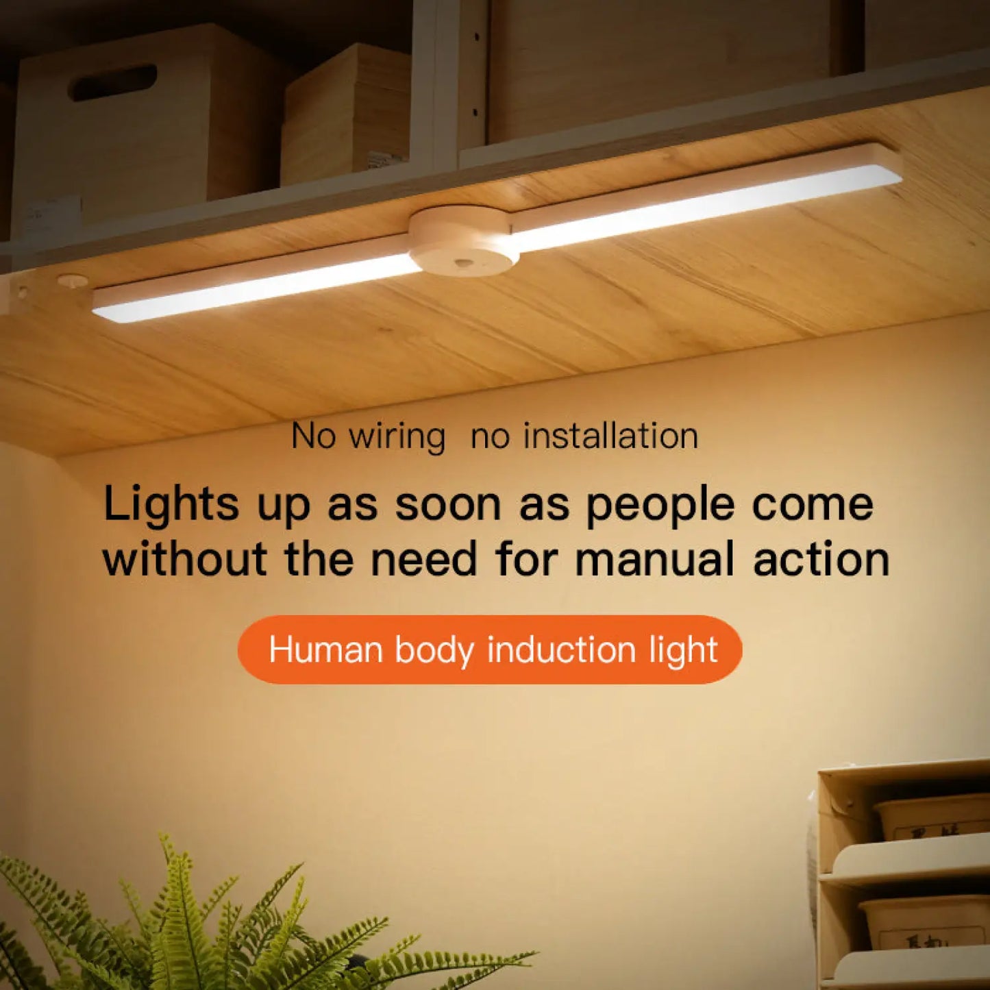 Foldable Under Cabinet Lights in Kitchen with Motion Sensor and Battery Folding cabinet light 12V Hanging Light