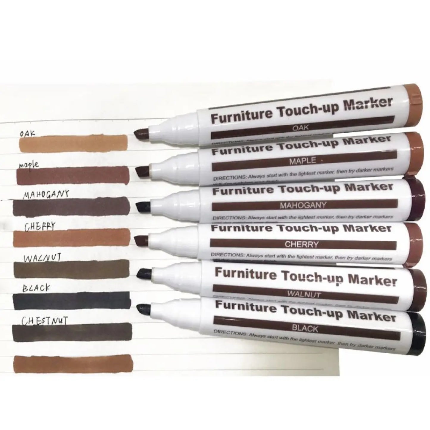 Furniture Pen for Repairing Scratches and Touch Ups on Wood Surfaces