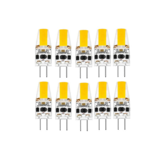 G4 JC LED Bi-Pin Bulb Dimmable Silicon 1 - 150COB LED 360° Angle AC 12-24V - Dimmer Switch