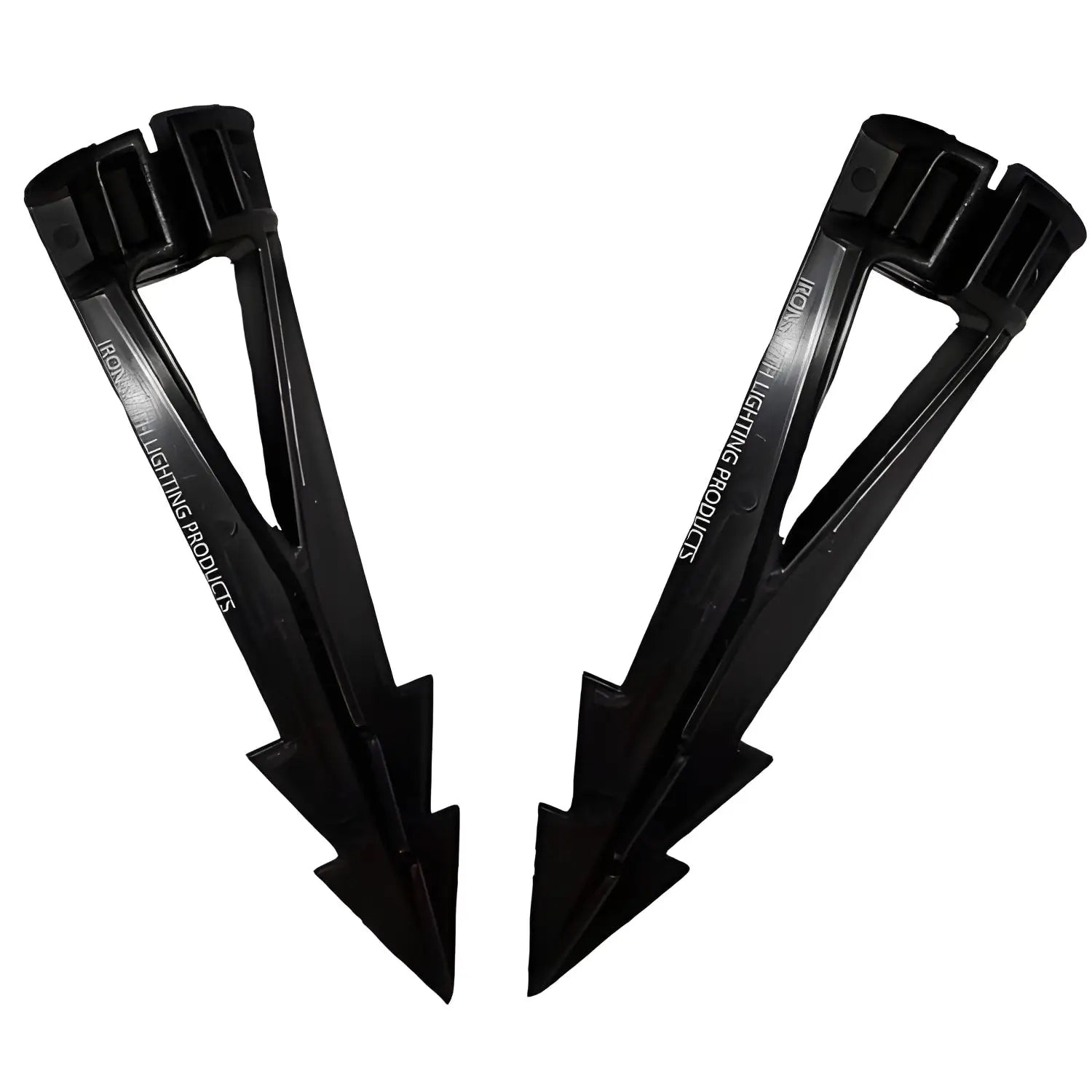 Ground Metal Stakes for 12V Fixtures - Spike Mount with 1/2’’ NPT Thread- Pack(2) - Spike Mount