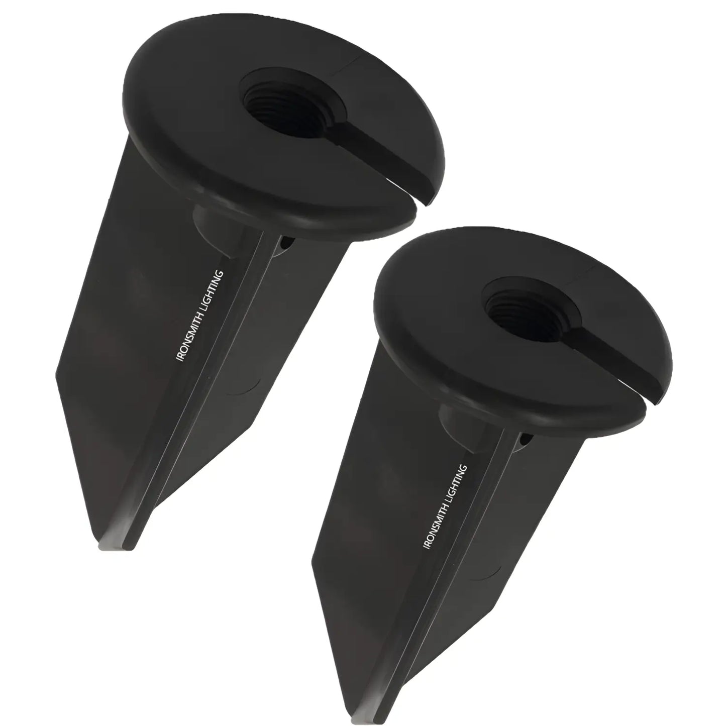 Ground Spikes - 8-Inch In-Ground Stake 1/2’’ NPT Thread - 2 Pack - Spike Mount