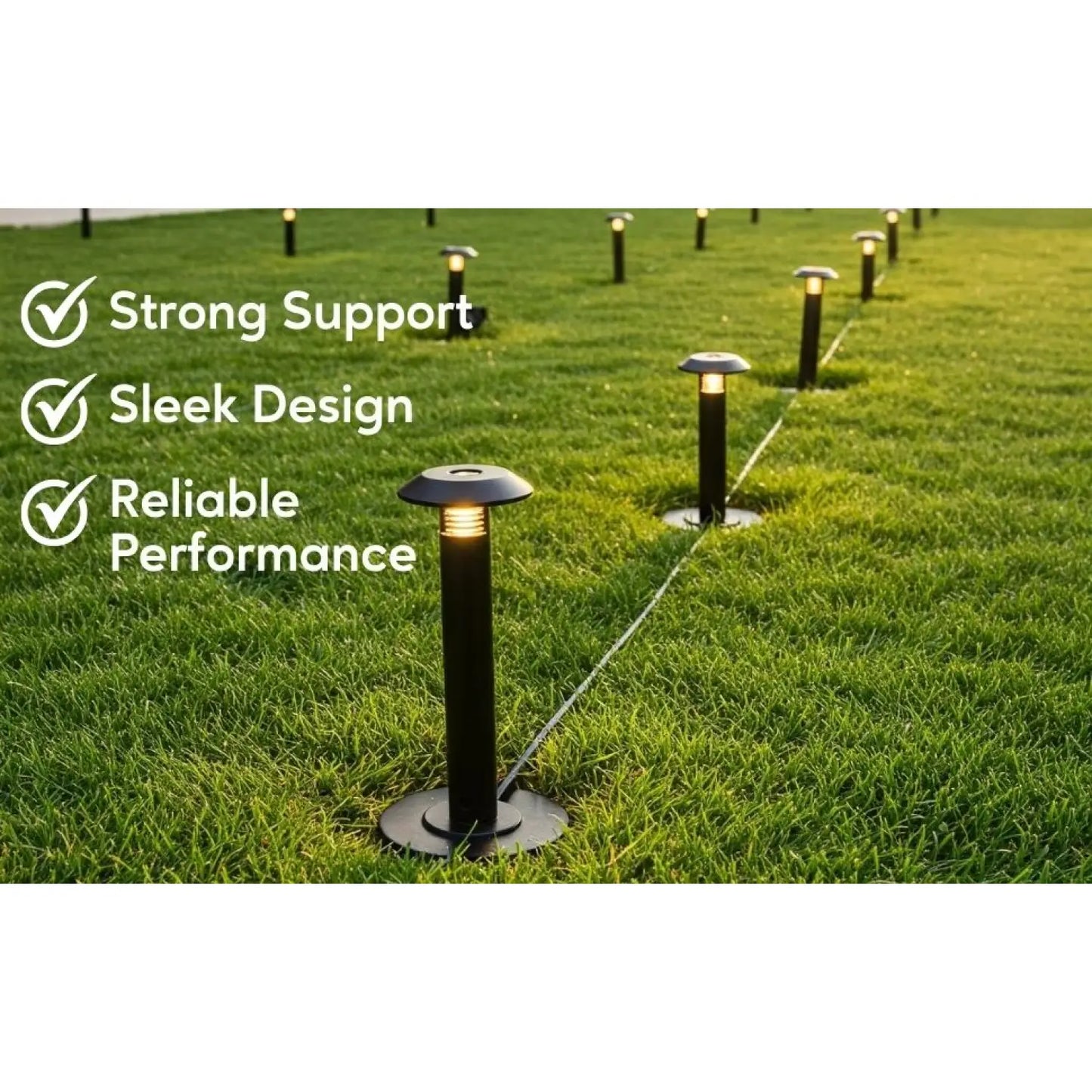 Ground Spikes - 8-Inch In-Ground Stake 1/2’’ NPT Thread - Spike Mount