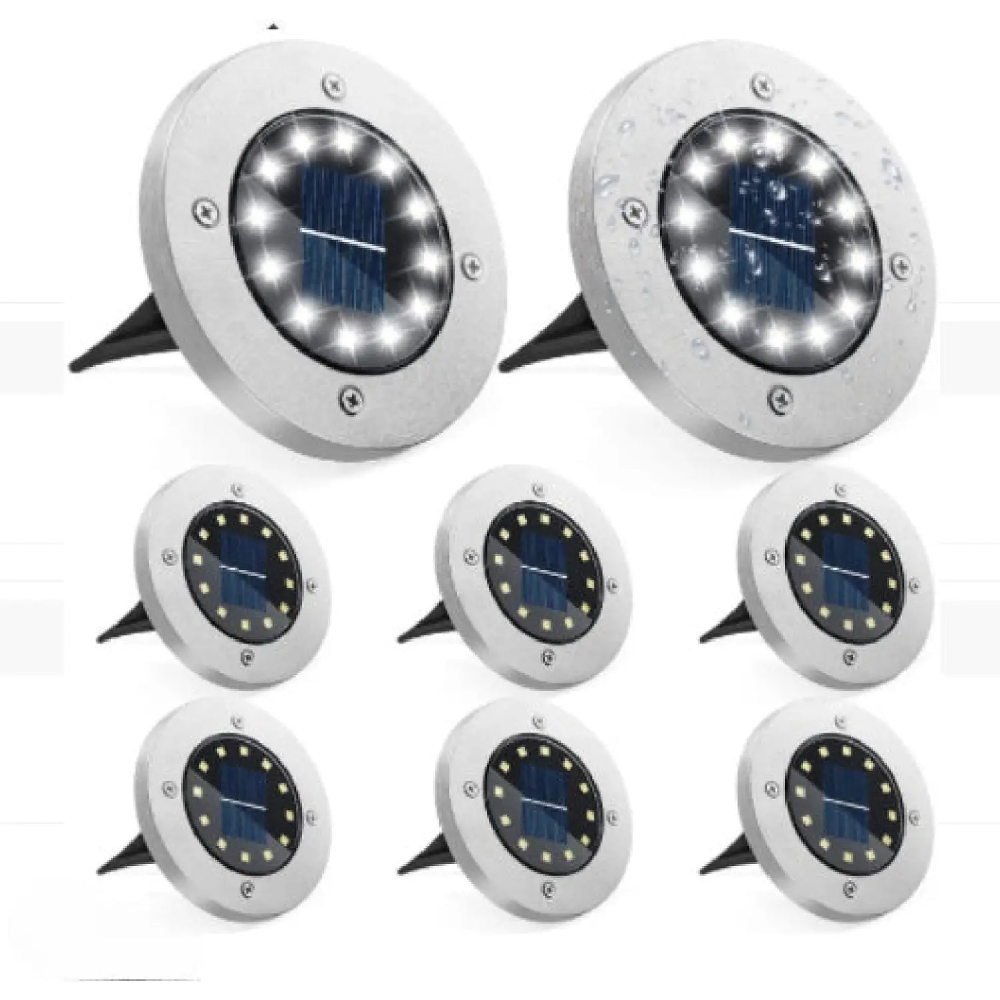 In Ground Light for Courtyard Garden and Lawn Decoration with Rainproof - White light / 12PCS - 12V Hanging Light