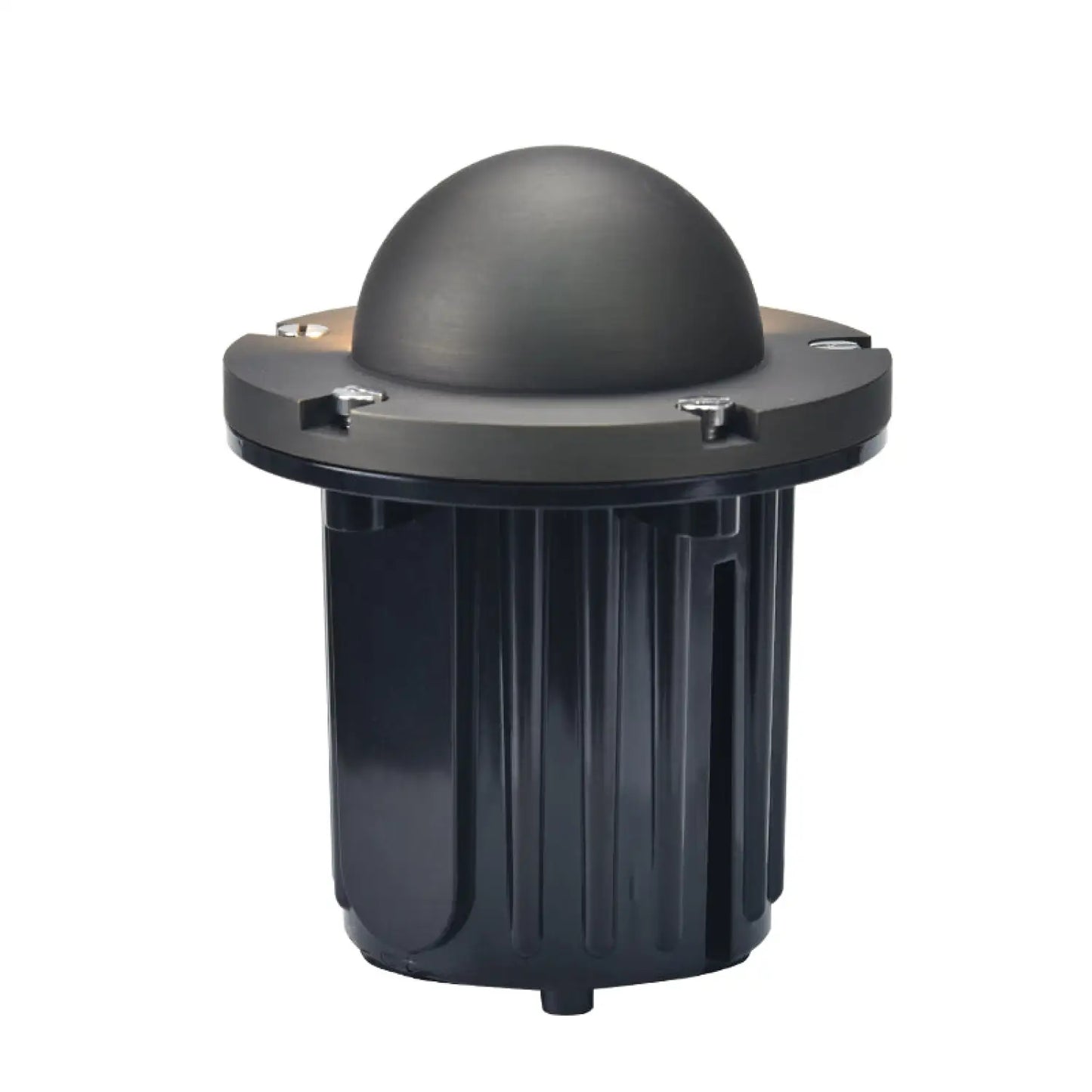 In-Ground Pathway Light with Brass-PVC Housing and Domed Half Lid for MR16 Bulbs - Well Light