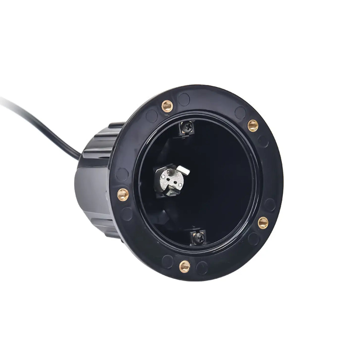 In-Ground Pathway Light with Brass-PVC Housing and Domed Half Lid for MR16 Bulbs - Well Light