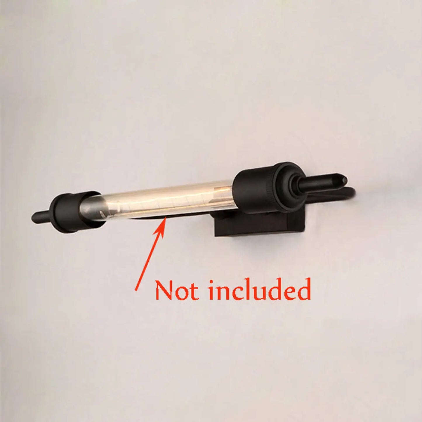 Innovative & American Style Pipe Lamp for Balcony Stairs and Bedside - Black - 12V Hanging Light