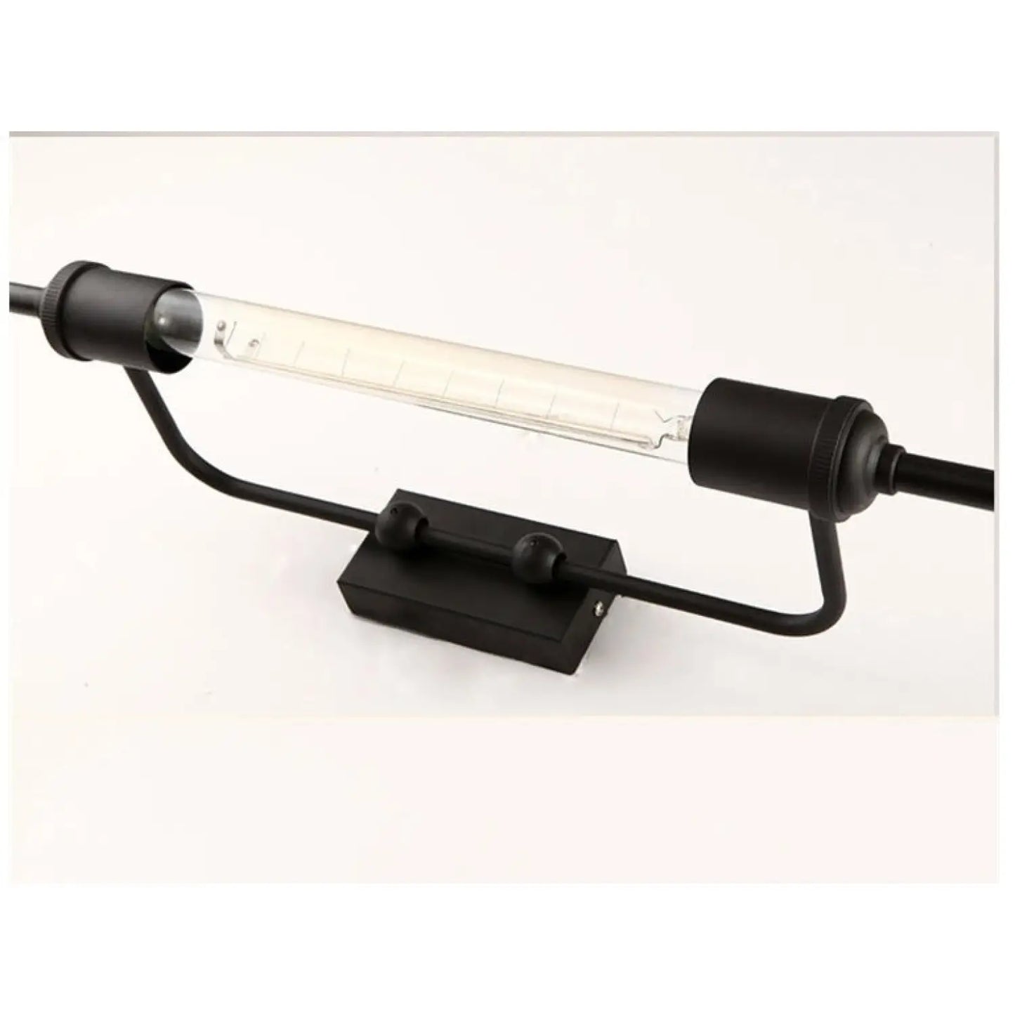 Innovative & American Style Pipe Lamp for Balcony Stairs and Bedside - Black - 12V Hanging Light