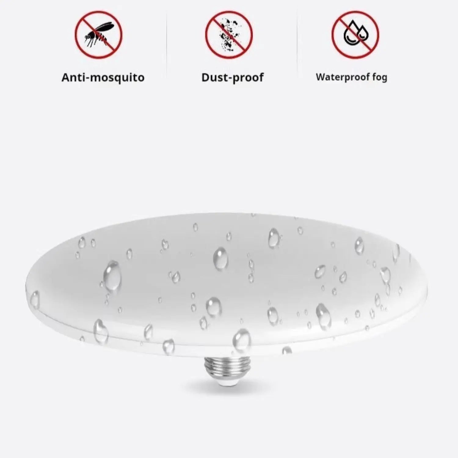 LED Bulb Lights 220V UFO Lamp - Cool White - Ceiling Light