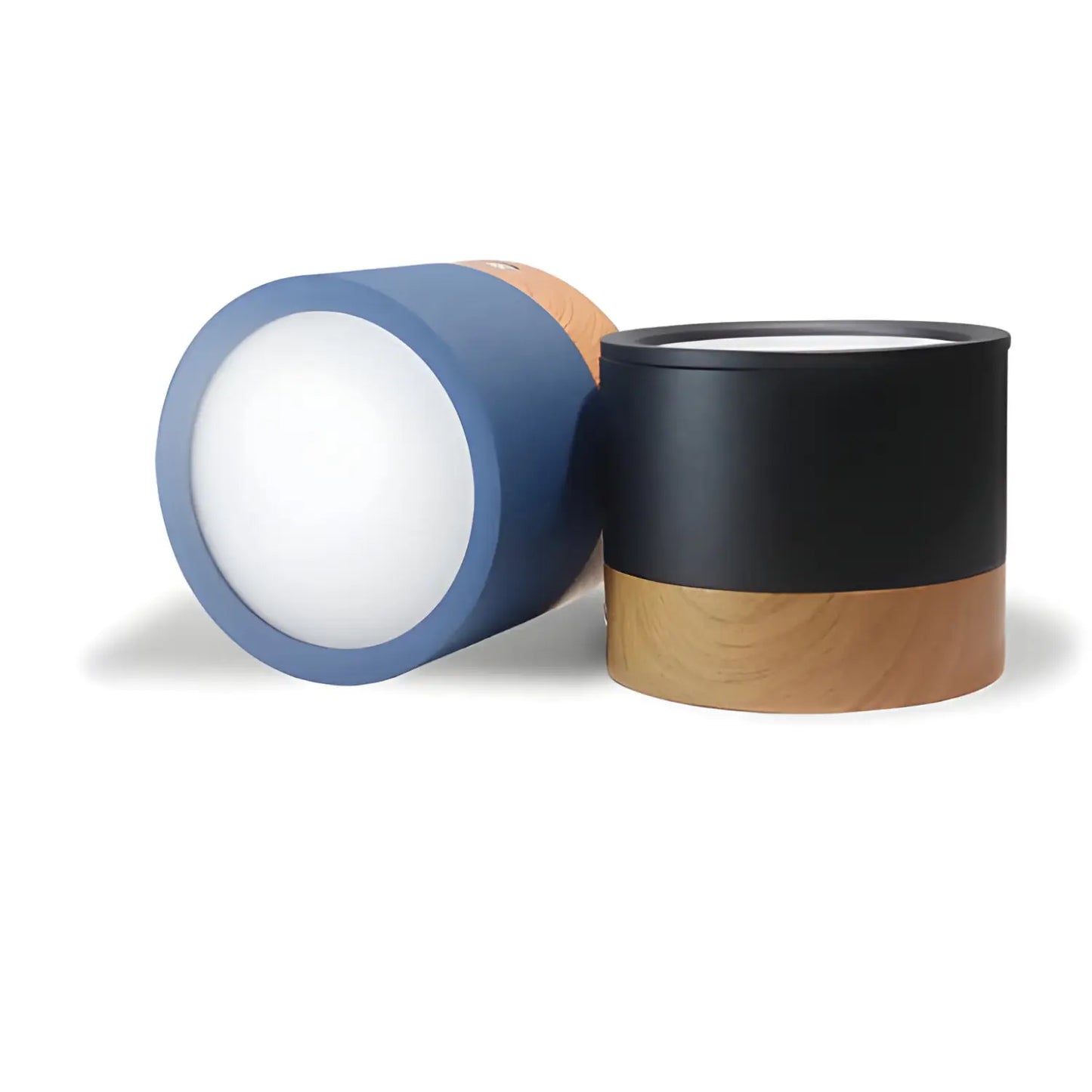 LED Downlight Dimmable – Nordic Wood Modern Ceiling Light Spotlight - Light blue / 3000K / 12W - Ceiling Light