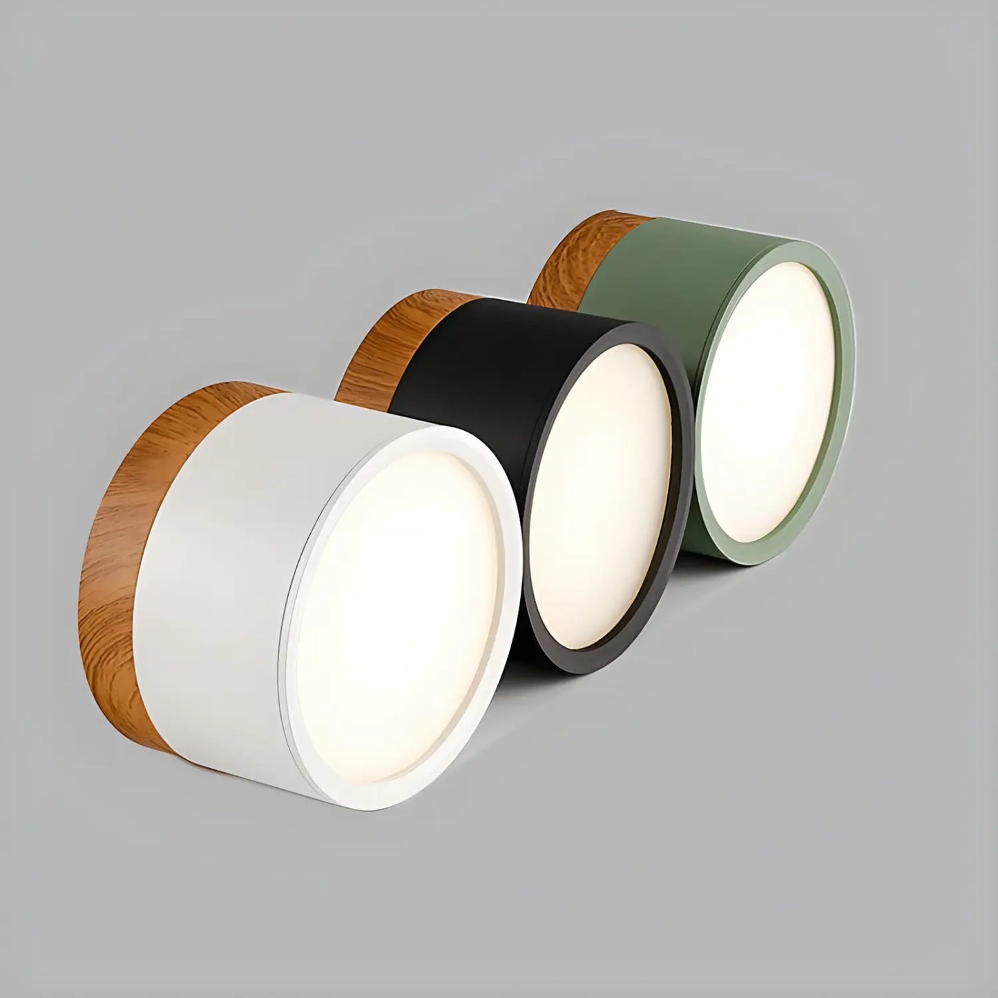LED Downlight Dimmable – Nordic Wood Modern Ceiling Light Spotlight - Ceiling Light
