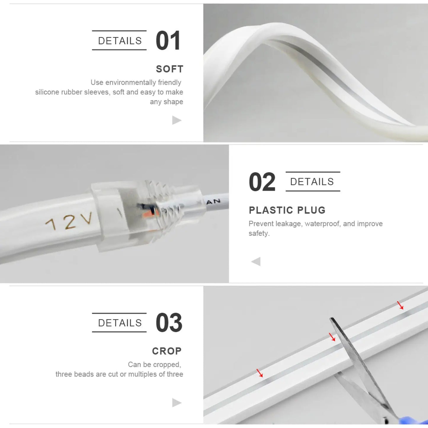 LED Flexible Neon Light Strip with Smart Control - Strip light