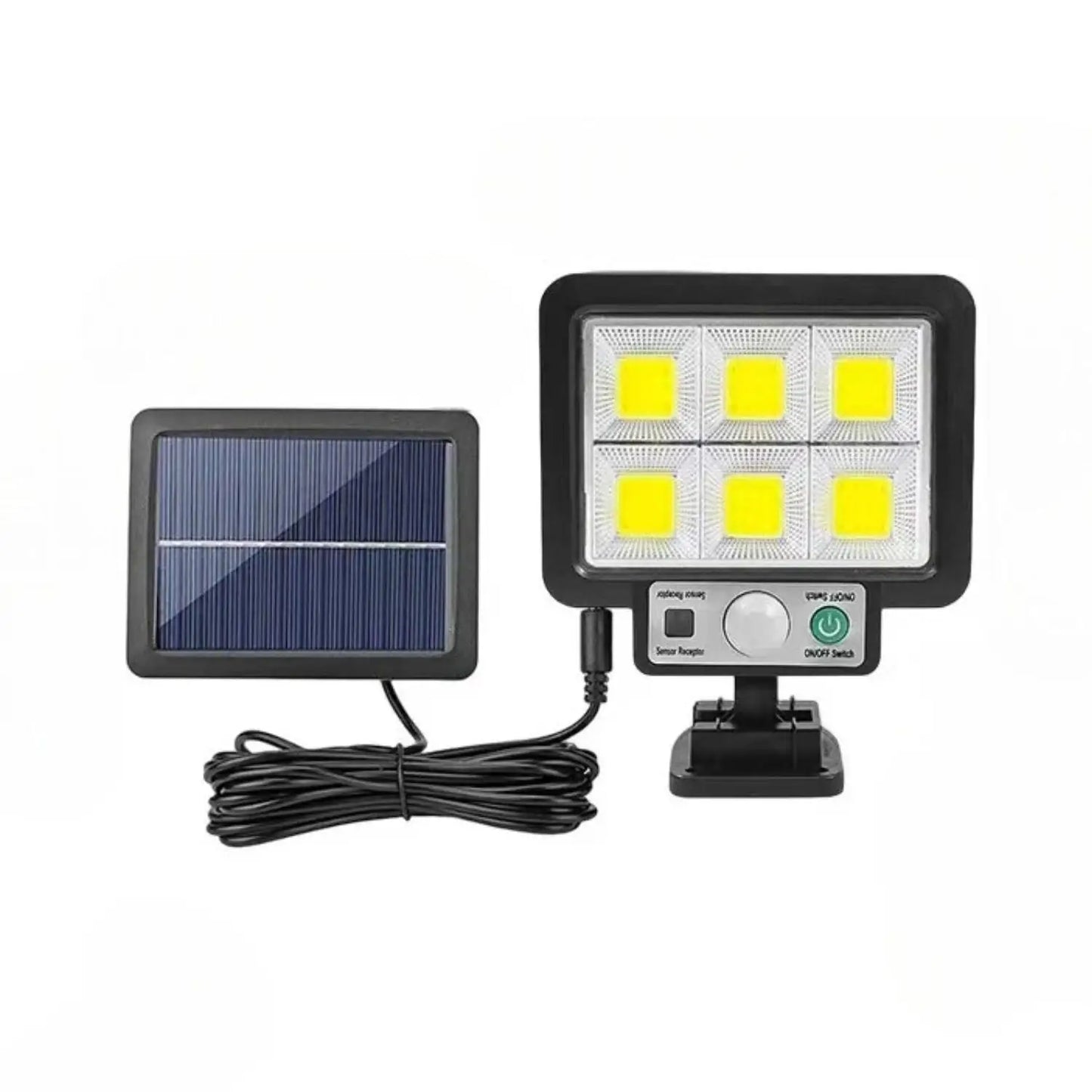 LED Solar Lamp for Home with 3 Modes Motion Sensor & Waterproof for Outdoor Wall - 72 COB - Solar Wall Light