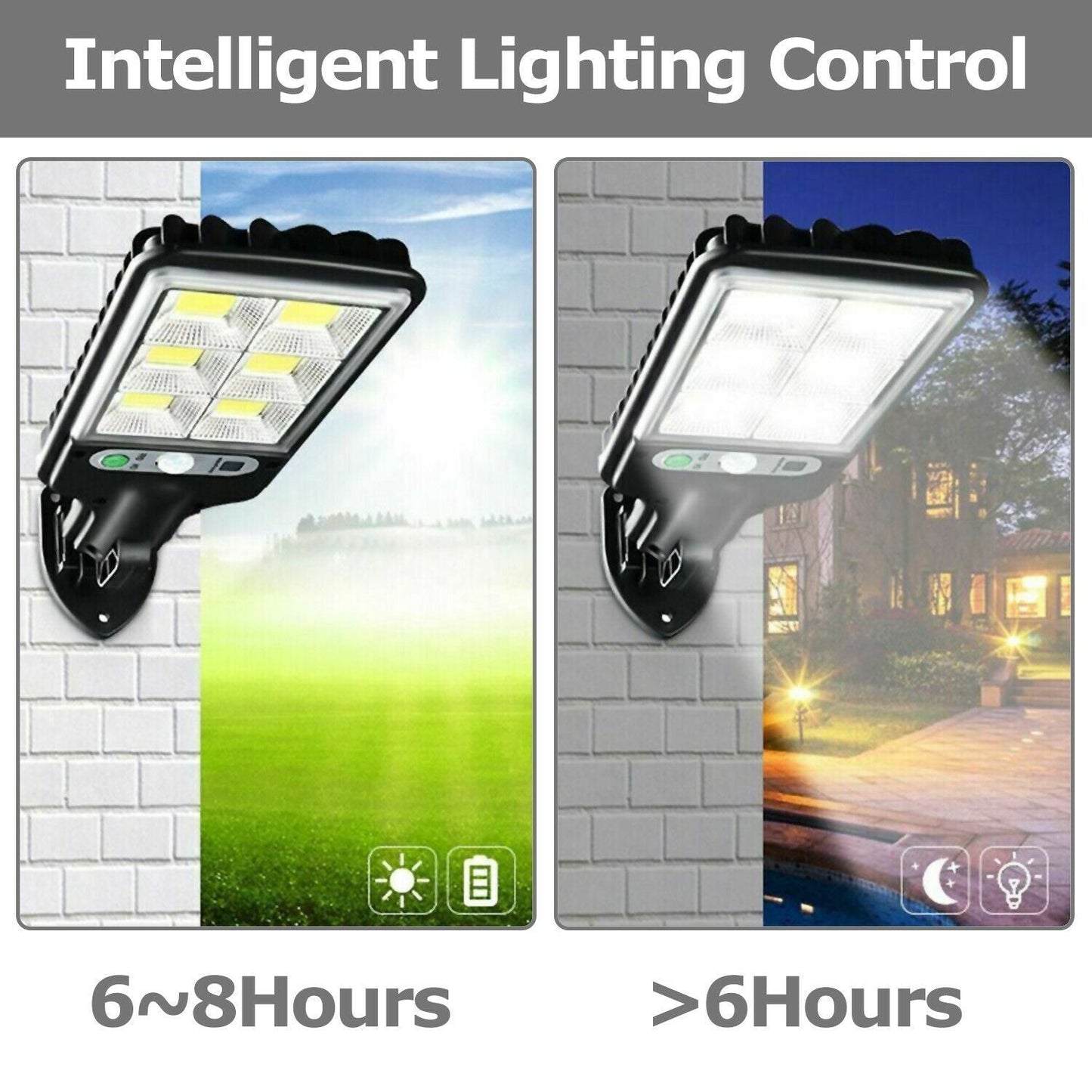 LED Solar Motion Sensor Light Bright Garden Outdoor Street Wall Lamp Solar Wall Lamp Lights Outdoor Road Lamp