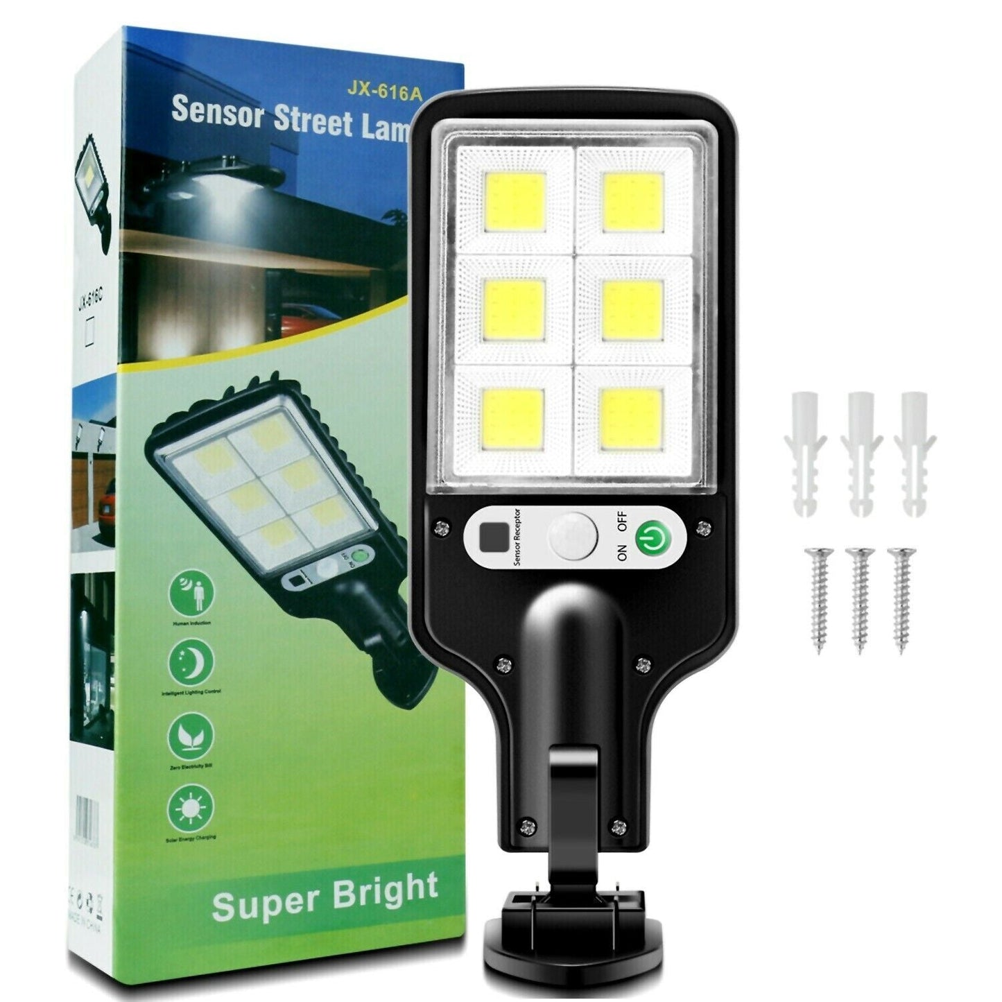 LED Solar Motion Sensor Light Bright Garden Outdoor Street Wall Lamp Solar Wall Lamp Lights Outdoor Road Lamp