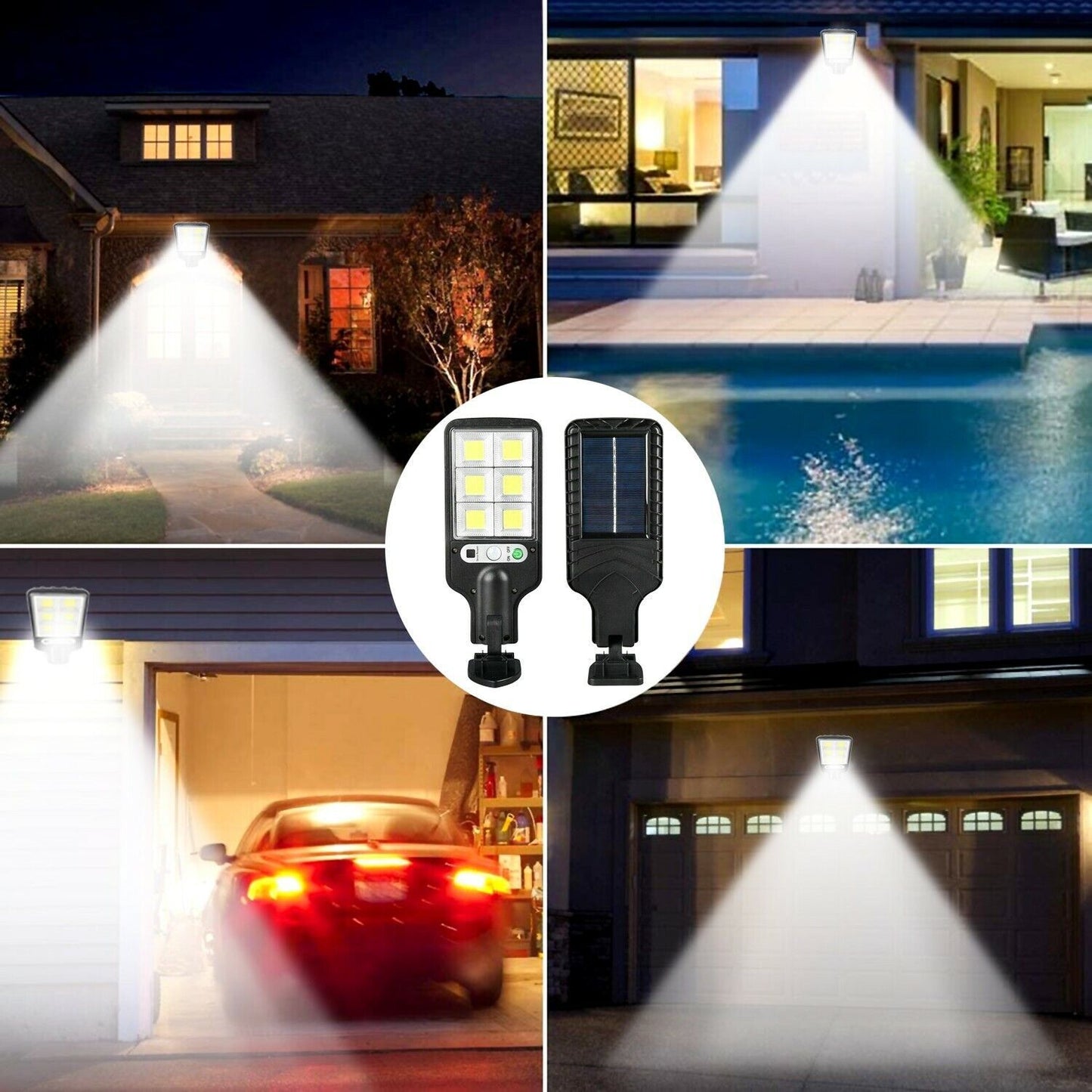 LED Solar Motion Sensor Light Bright Garden Outdoor Street Wall Lamp Solar Wall Lamp Lights Outdoor Road Lamp