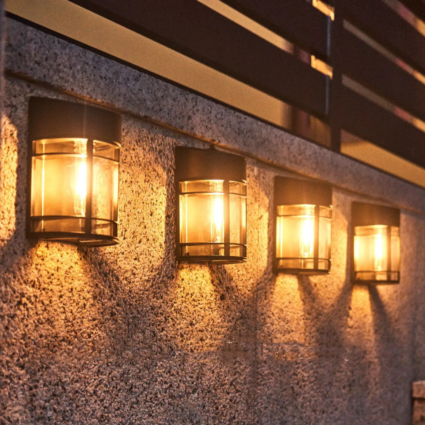 LED Solar Outdoor Wall Light for Patio Balcony & Garden - Solar Light