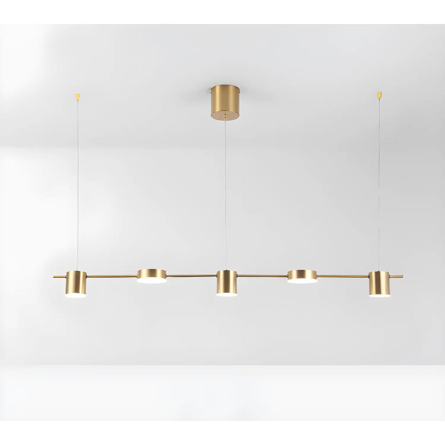 LED Spotlight Lamp for Track Lighting 110V & 220V Wall and Ceiling Fixture - Gold / 5heads / 110V led tricolor light