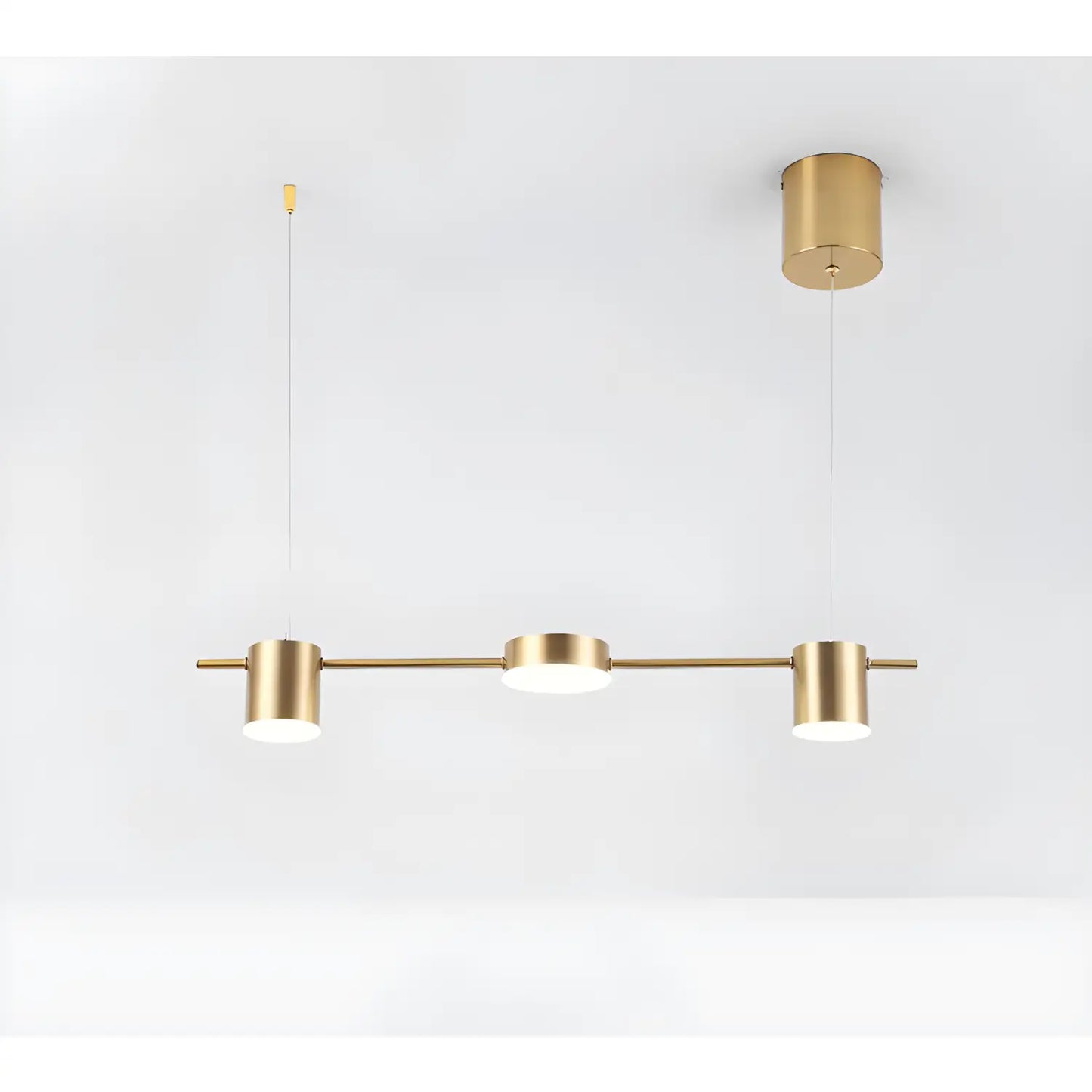 LED Spotlight Lamp for Track Lighting 110V & 220V Wall and Ceiling Fixture - Gold / 3heads / 110V led tricolor light