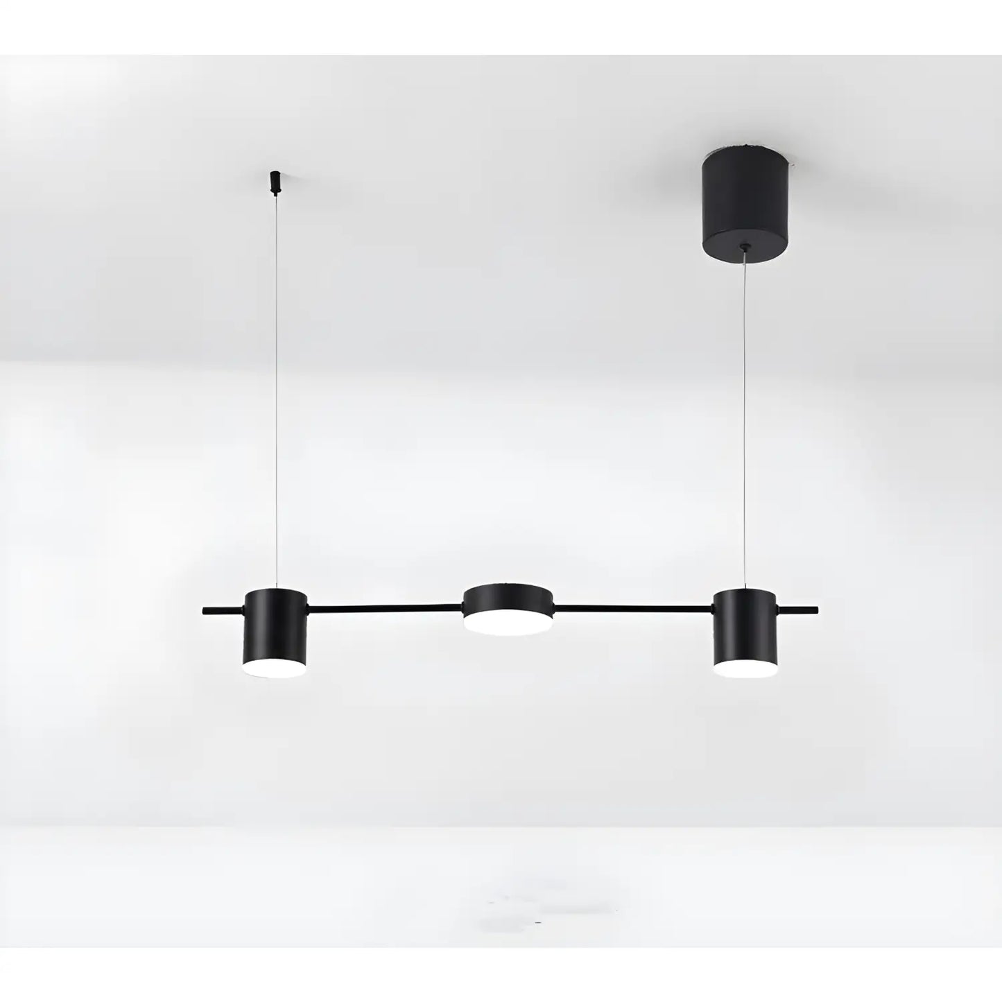 LED Spotlight Lamp for Track Lighting 110V & 220V Wall and Ceiling Fixture - Black / 3heads / 110V led tricolor light