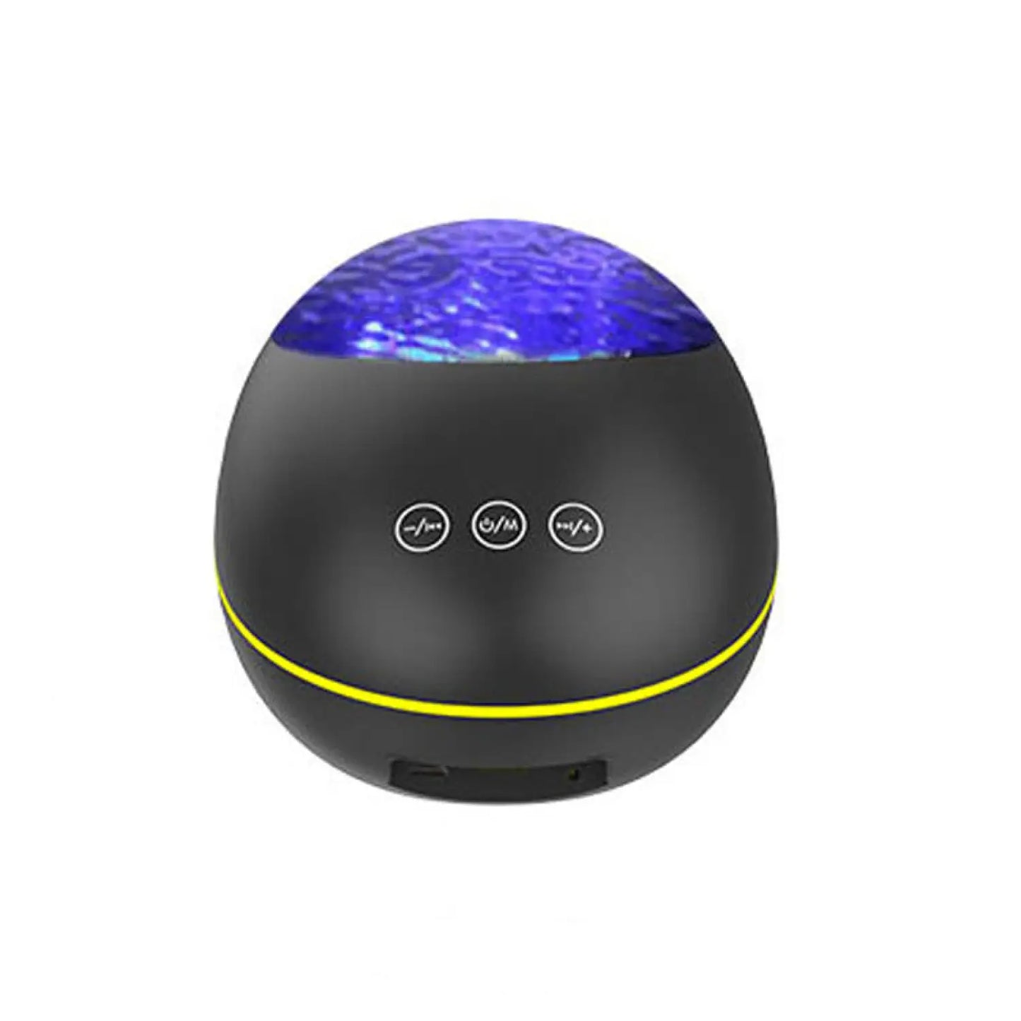 LED Star Projector Night Light with USB Control and Music Player - Black 2 - Table Lamps