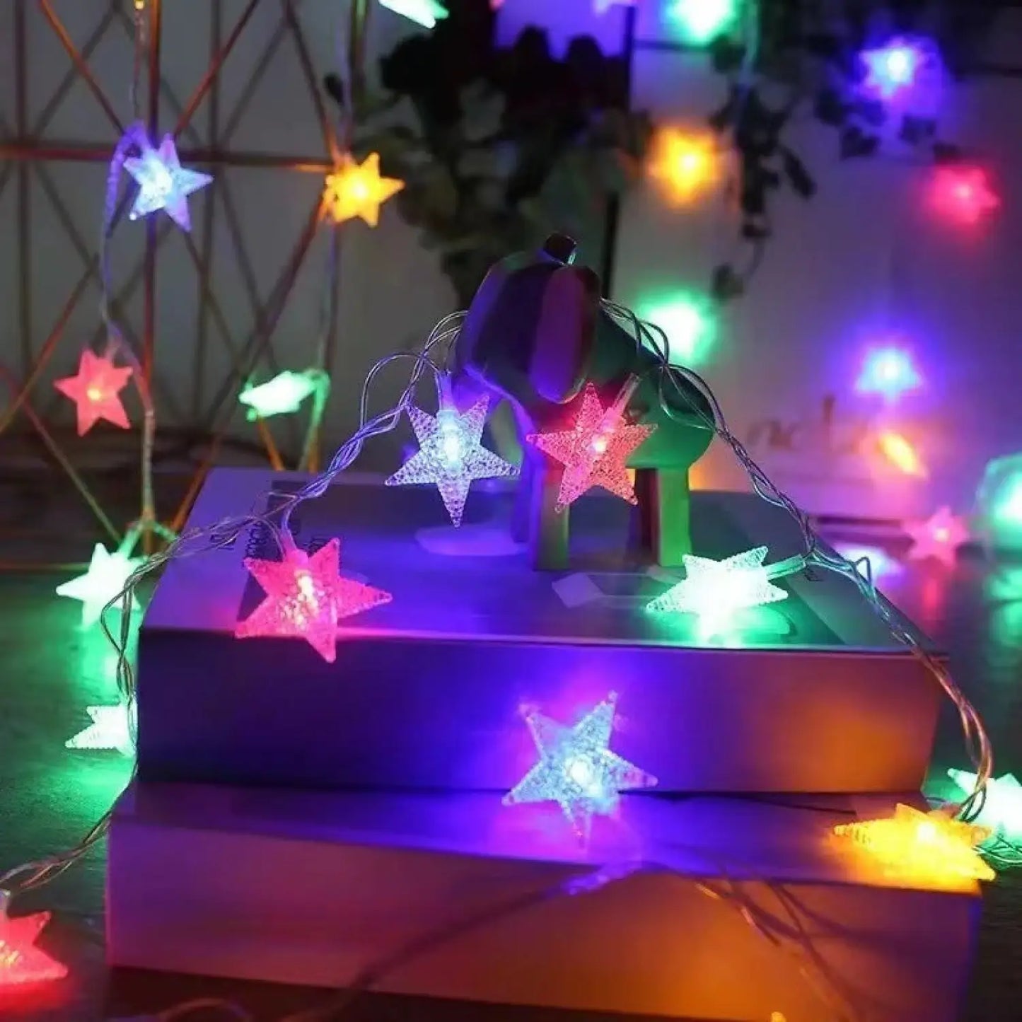 LED String Lights for Outdoor Camping Ambience and Cozy Atmosphere - Star Light Color / 1.5m USB - 12V Hanging Light