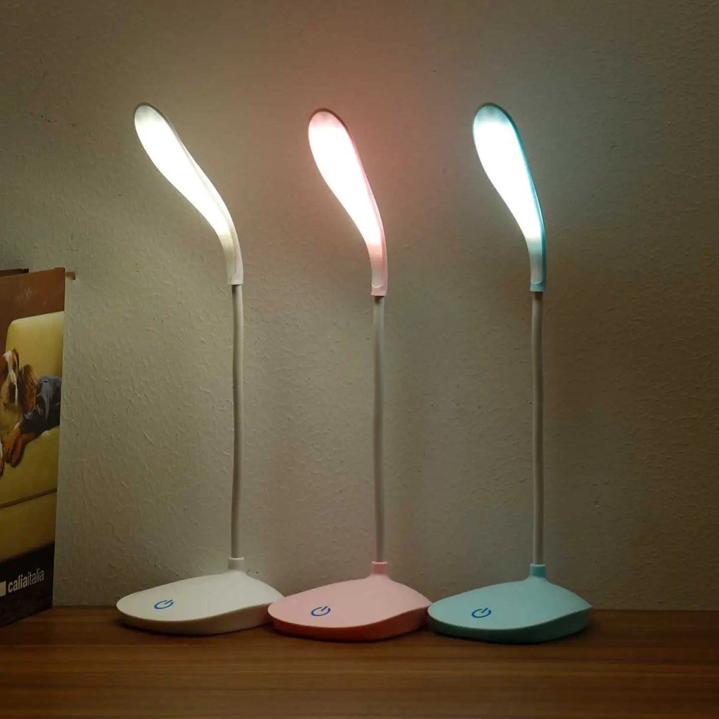 LED Table Lamp for Office Desk or Nightstand with Touch Control Light - 12V Hanging Light