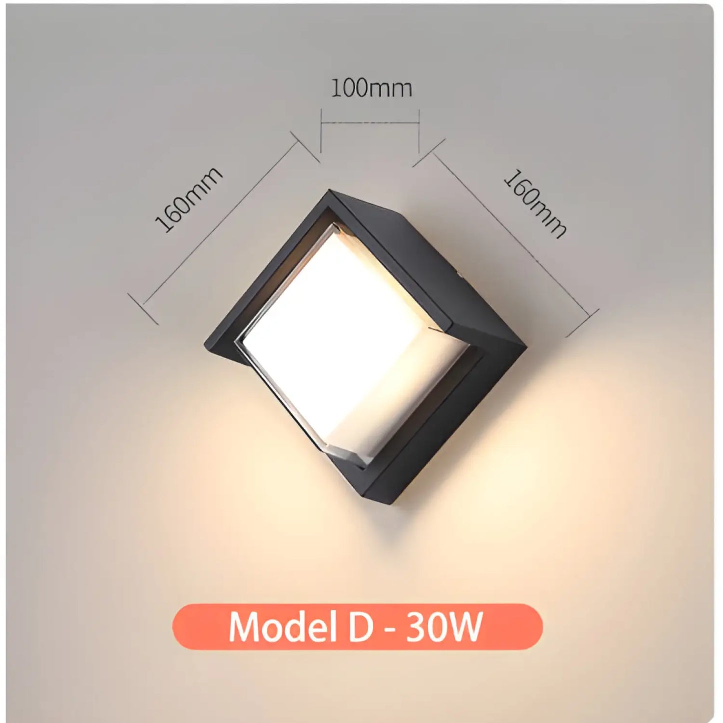 LED Wall Light Lamp with PIR Motion Sensor and Waterproof - Light Fixture