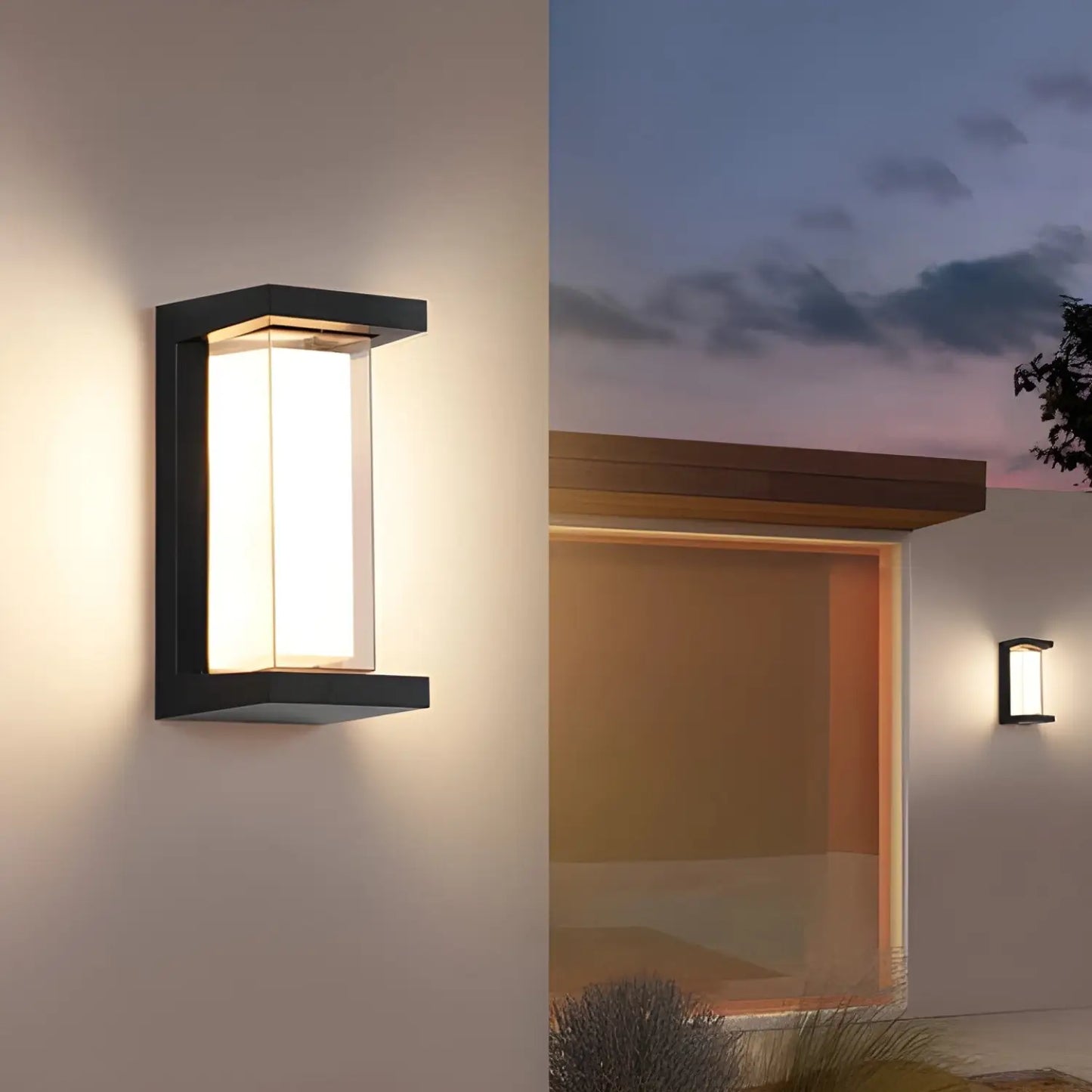 LED Wall Light Lamp with PIR Motion Sensor and Waterproof - Light Fixture