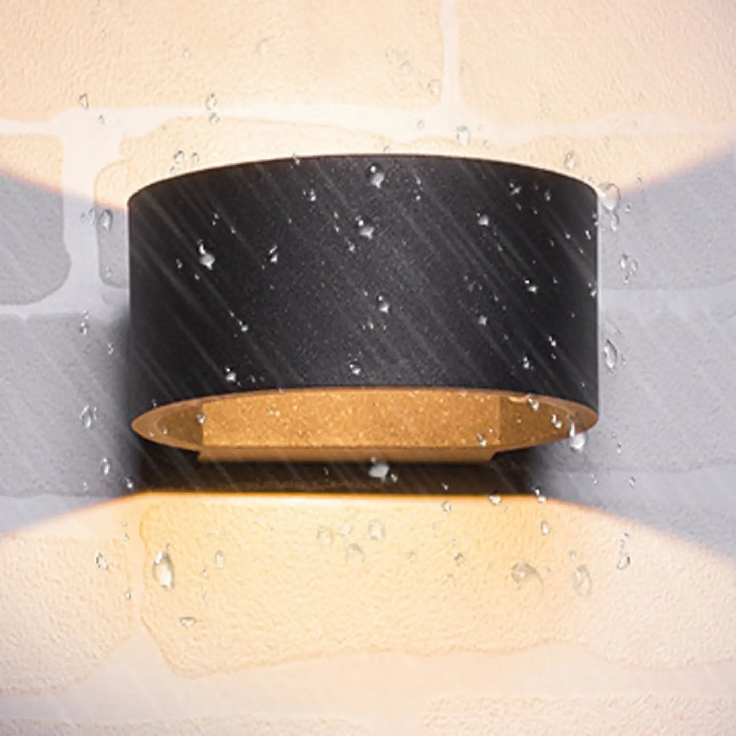 LED Waterproof Balcony Light for Outdoor & Patio - 5W Sand Black / Warm White - Wall Mount Fixture