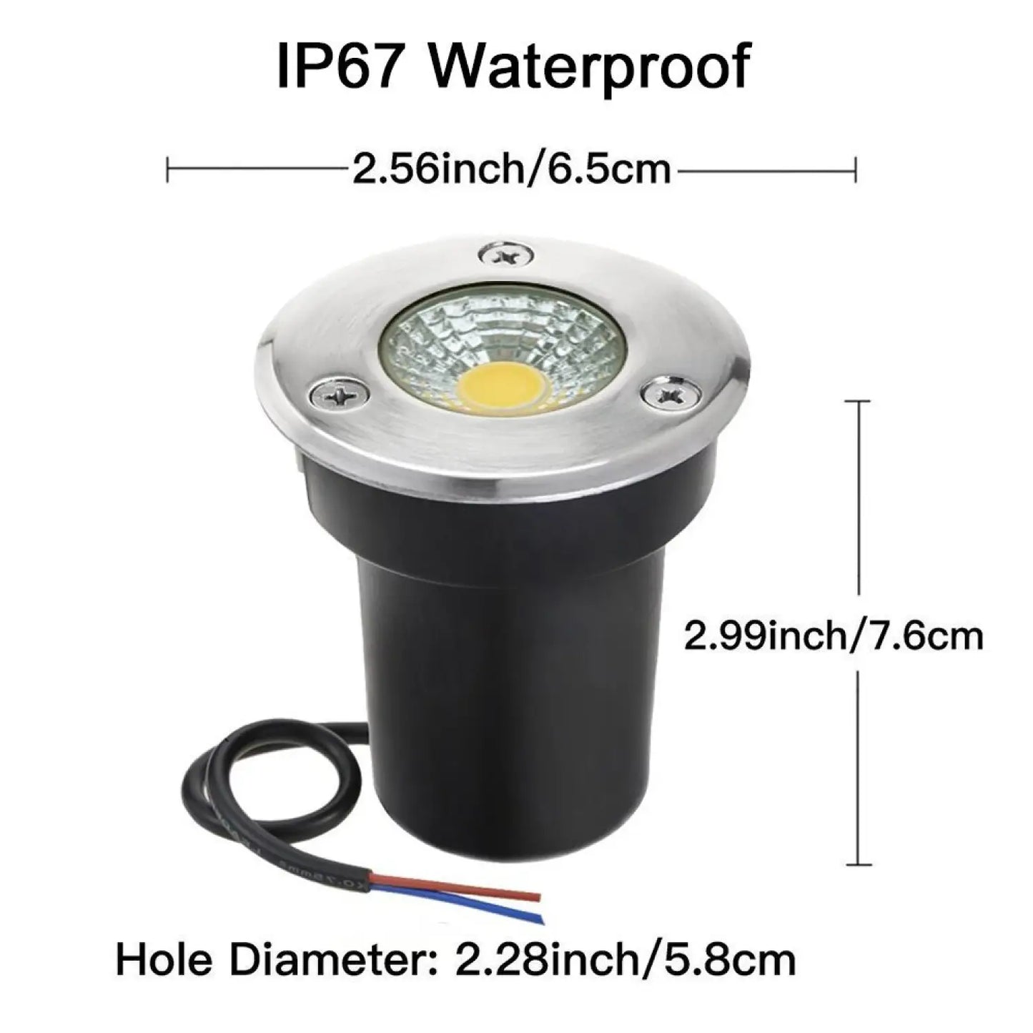 Low Voltage Outdoor Ground Light for Garden Pathway & Park - Path Light Fixture