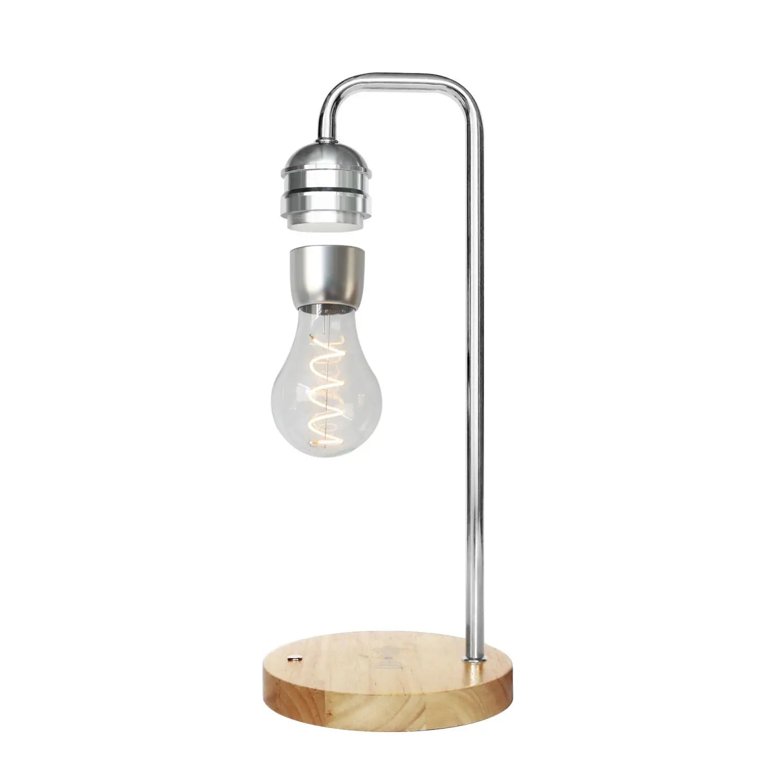 Magnetic Levitation Bulbs Light for Modern Home & Office Decor - Silver U / US / White - Light Bulb