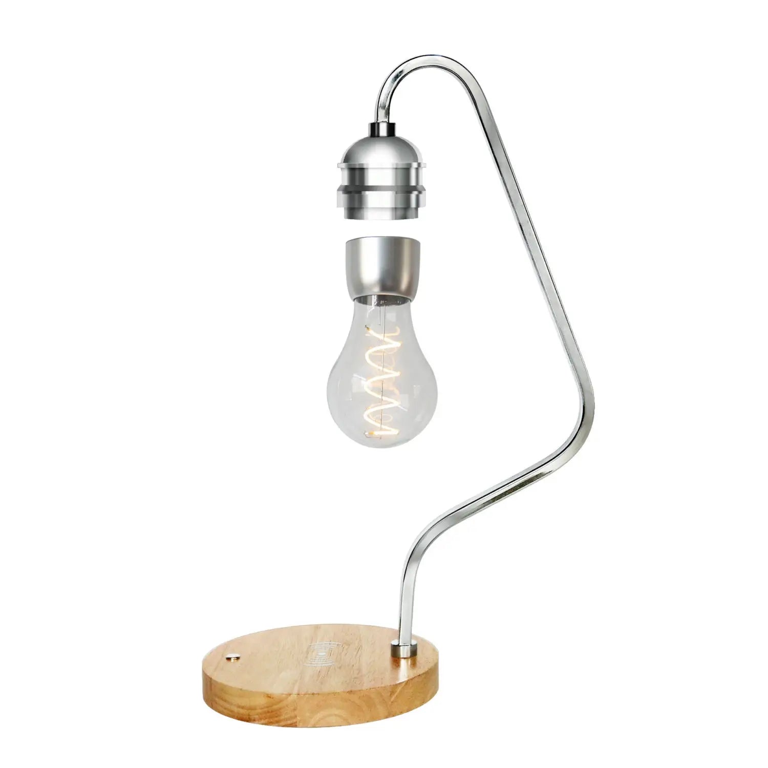 Magnetic Levitation Bulbs Light for Modern Home & Office Decor - Silver / US / White - Light Bulb