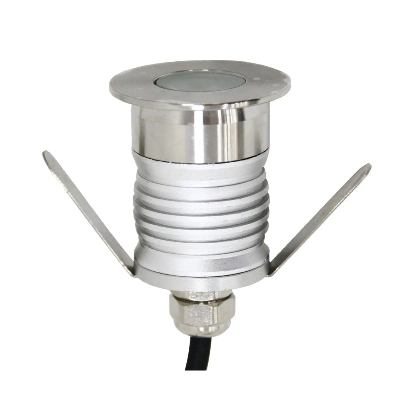Mini Milk Cap In-Ground Well LED Light Fixture 3W 2700K 12-24V DC Input - Milk Cap / 3 Watt LED / 12-24 Volts DC - Well