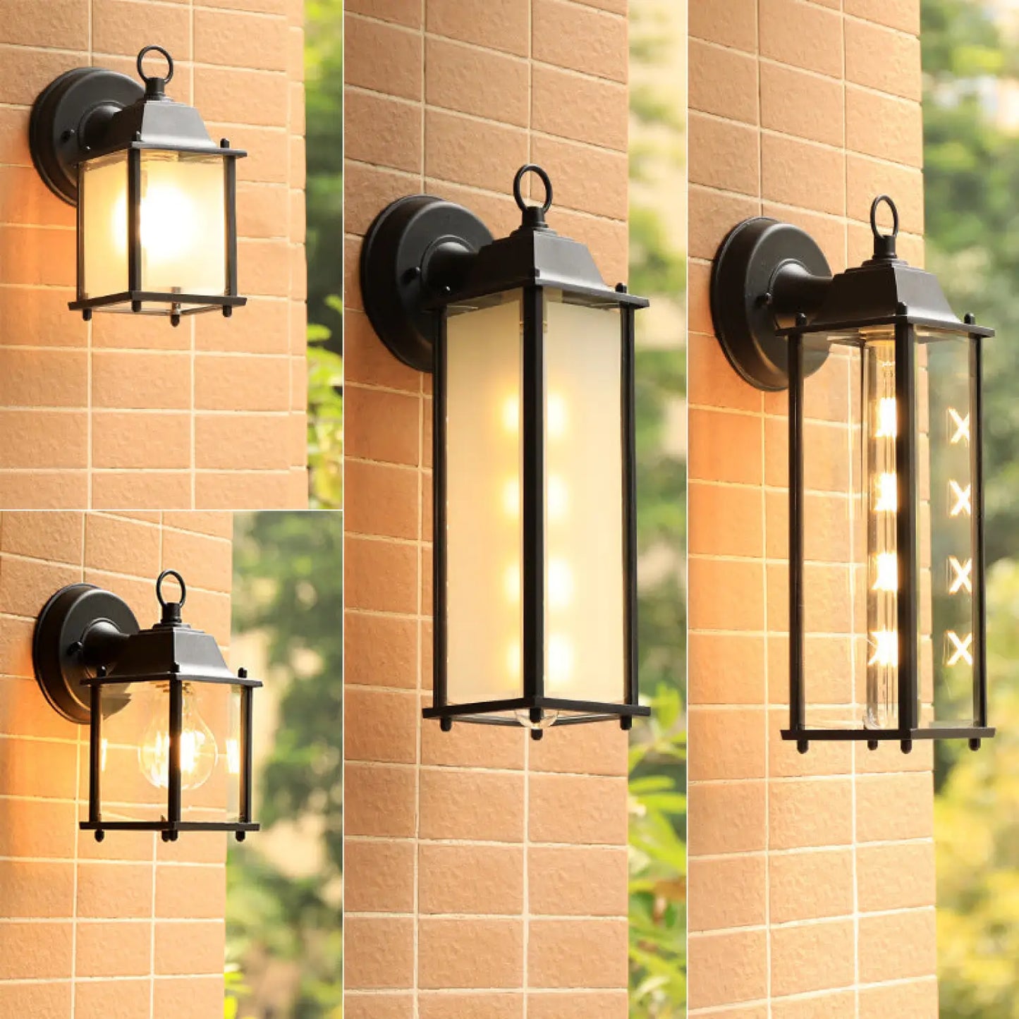 American European Modern And Simple Outdoor Balcony Light Waterproof Wall Lamp 12V Hanging Light