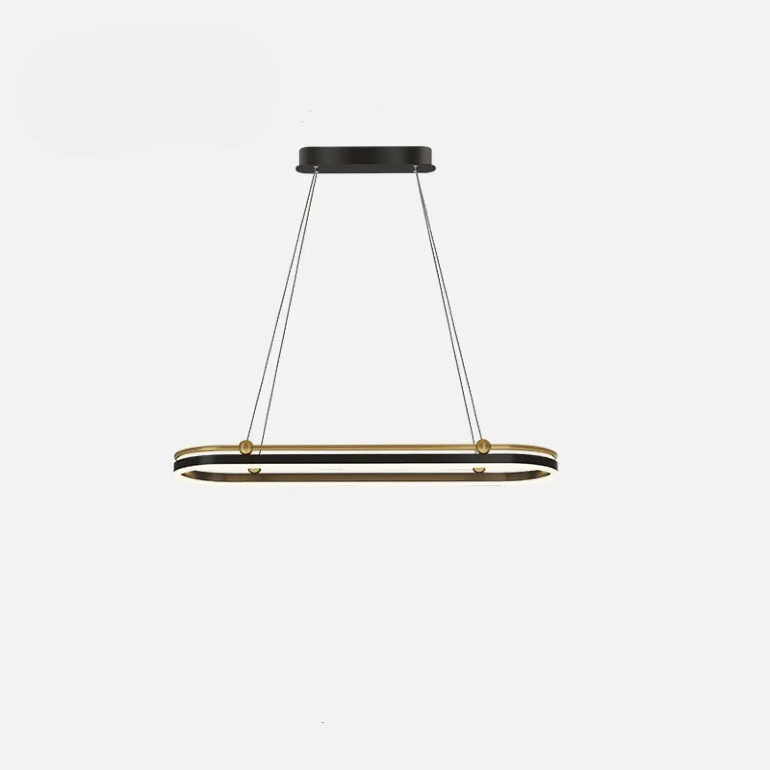 Modern Chandelier Light for Dining Room Table and Bar with Artistic Style - Black gold / 100cm - Hanging Light