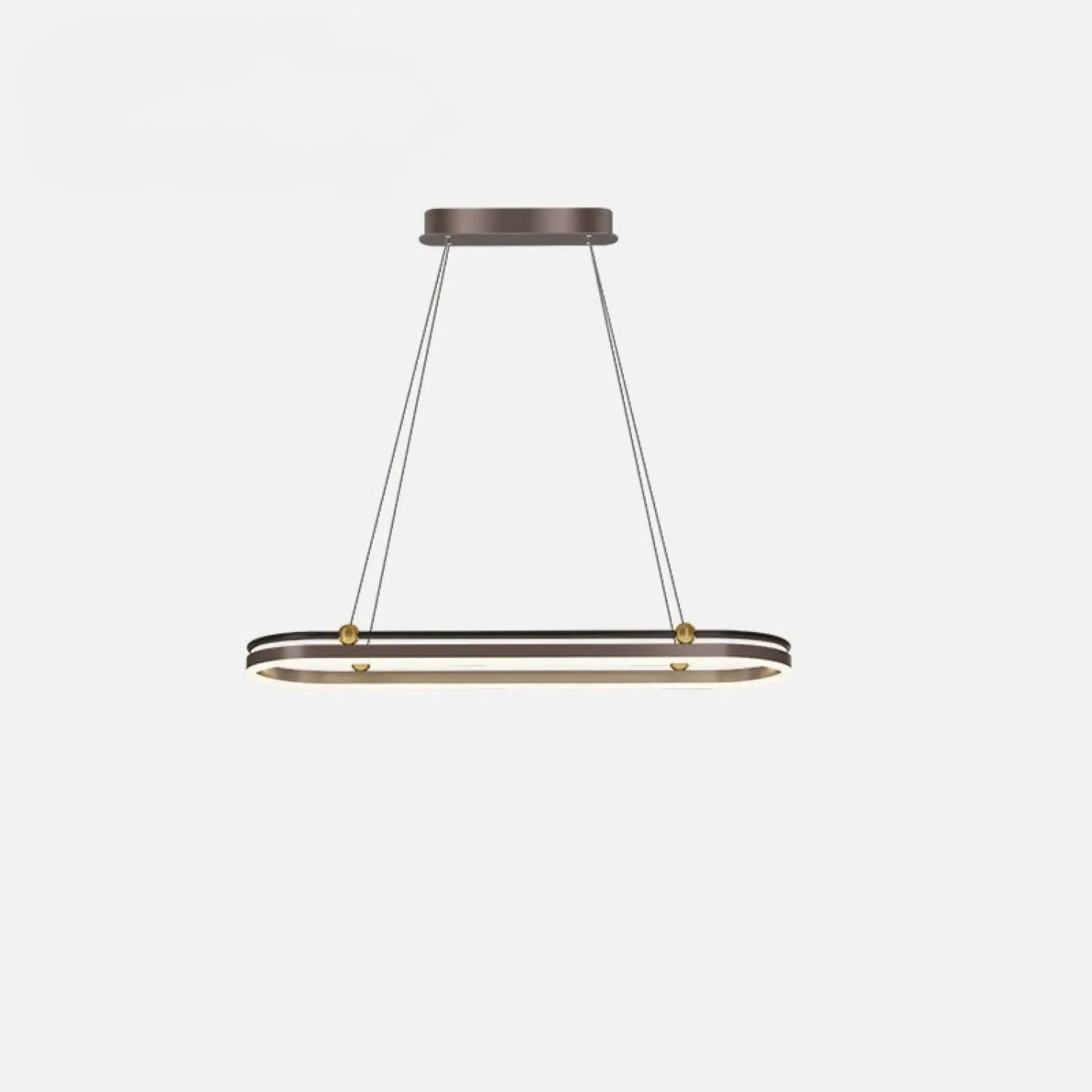 Modern Chandelier Light for Dining Room Table and Bar with Artistic Style - Coffee / 100cm - Hanging Light