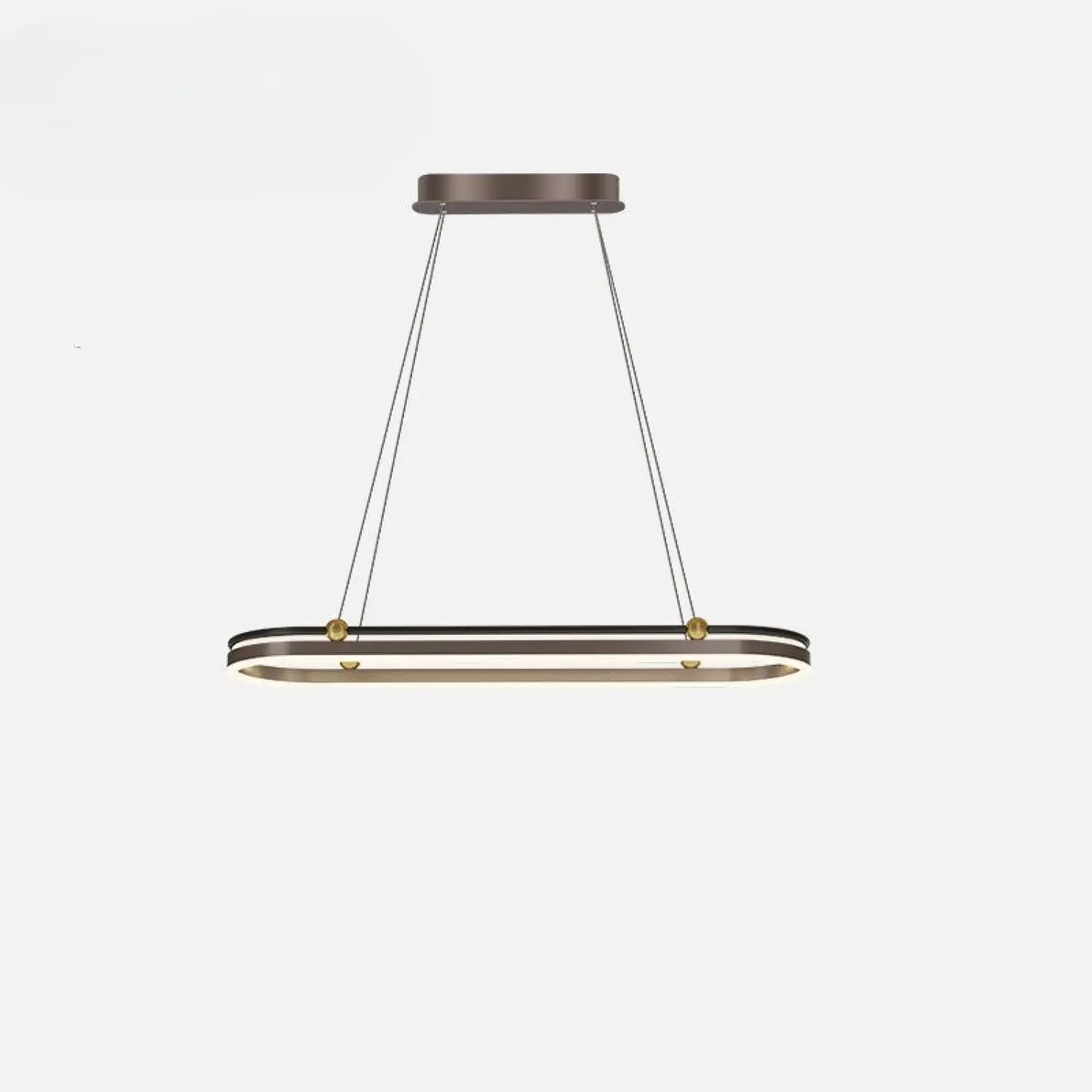 Modern Chandelier Light for Dining Room Table and Bar with Artistic Style - Coffee / 120cm - Hanging Light