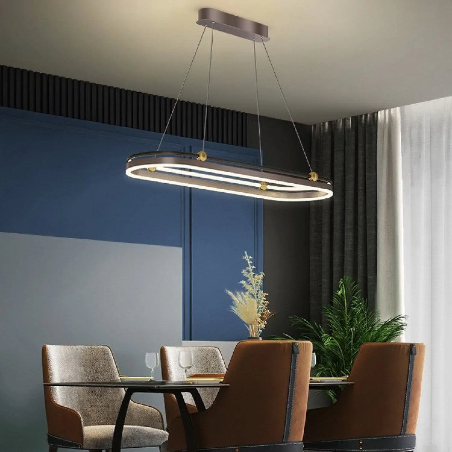 Modern Chandelier Light for Dining Room Table and Bar with Artistic Style - Hanging Light