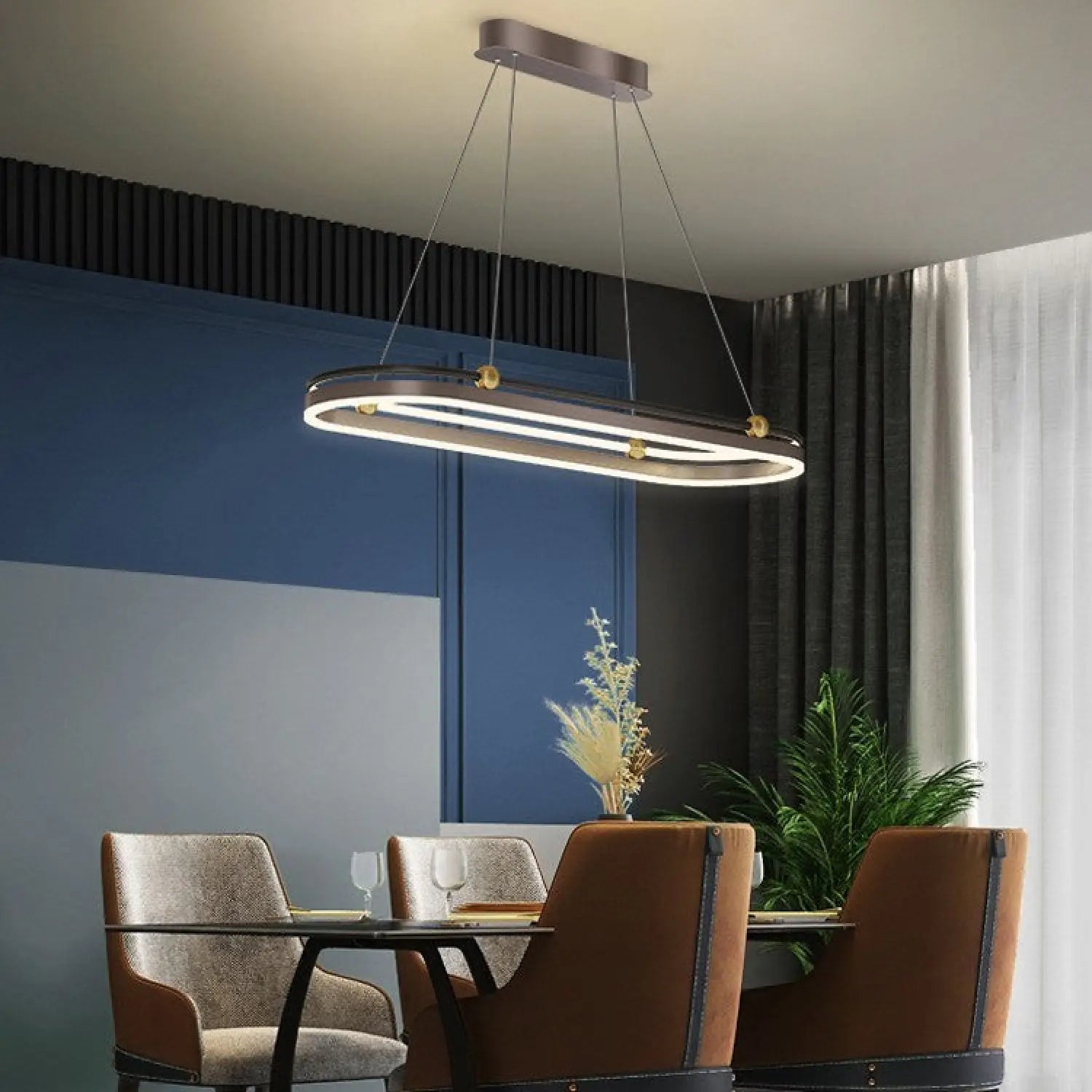 Modern Chandelier Light for Dining Room Table and Bar with Artistic Style - Hanging Light