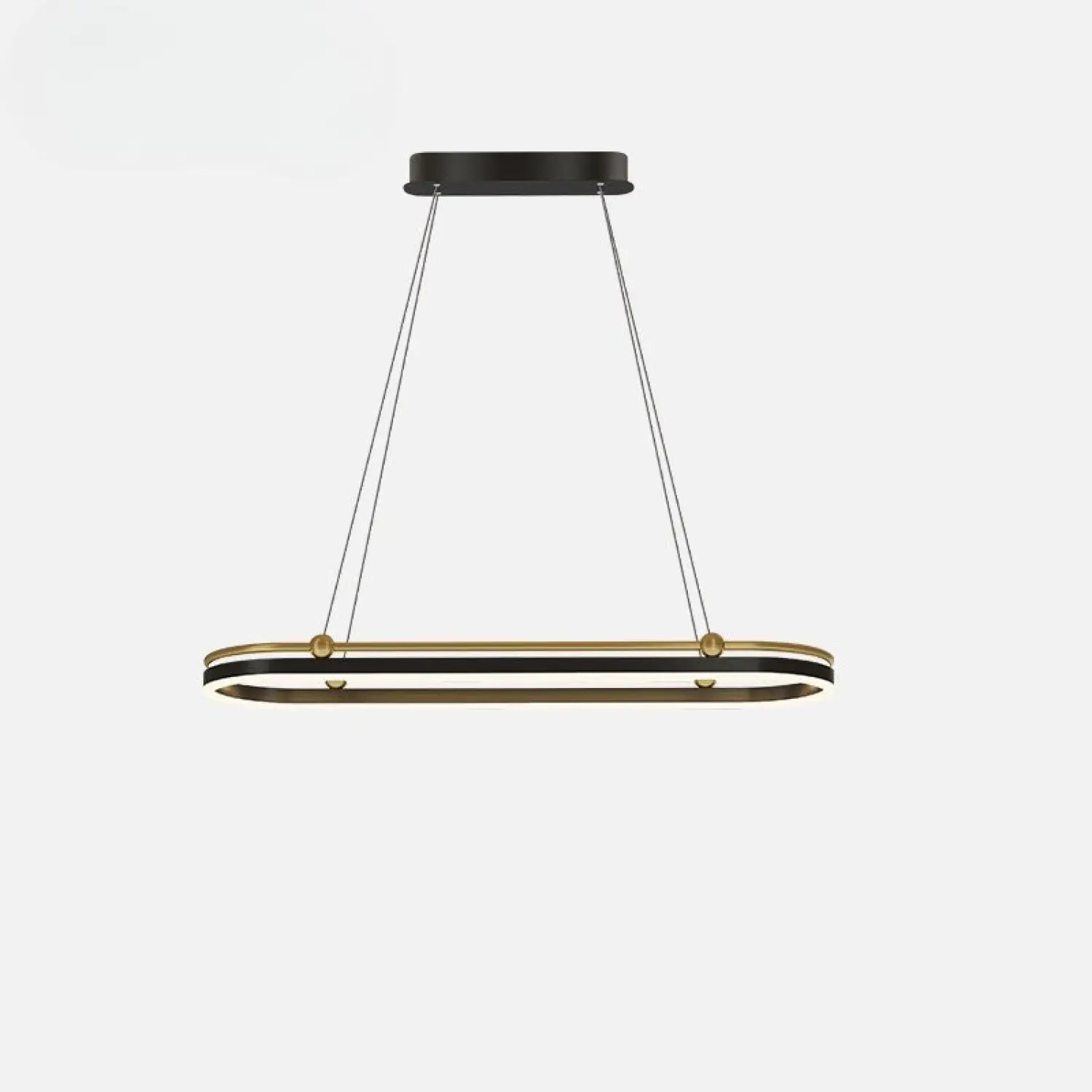 Modern Chandelier Light for Dining Room Table and Bar with Artistic Style - Black gold / 150cm - Hanging Light