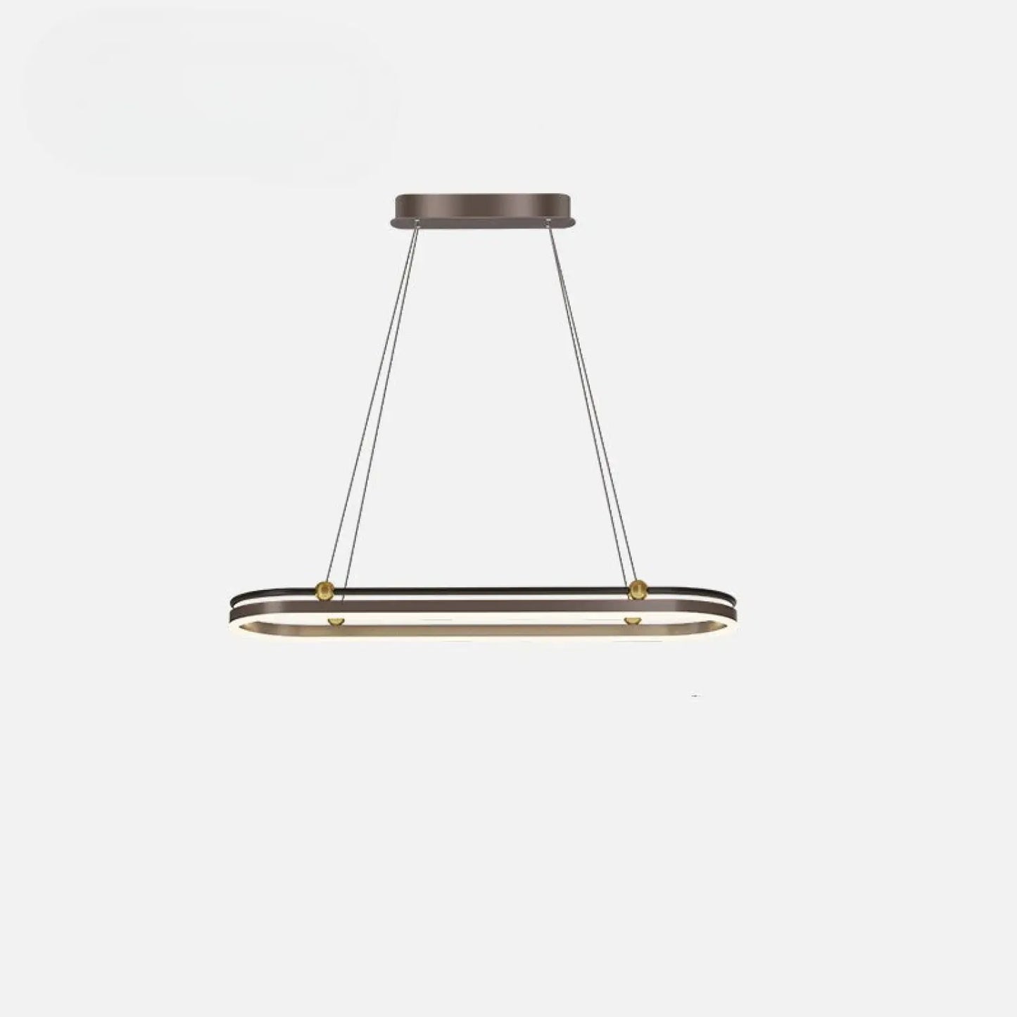Modern Chandelier Light for Dining Room Table and Bar with Artistic Style - Coffee / 80cm - Hanging Light