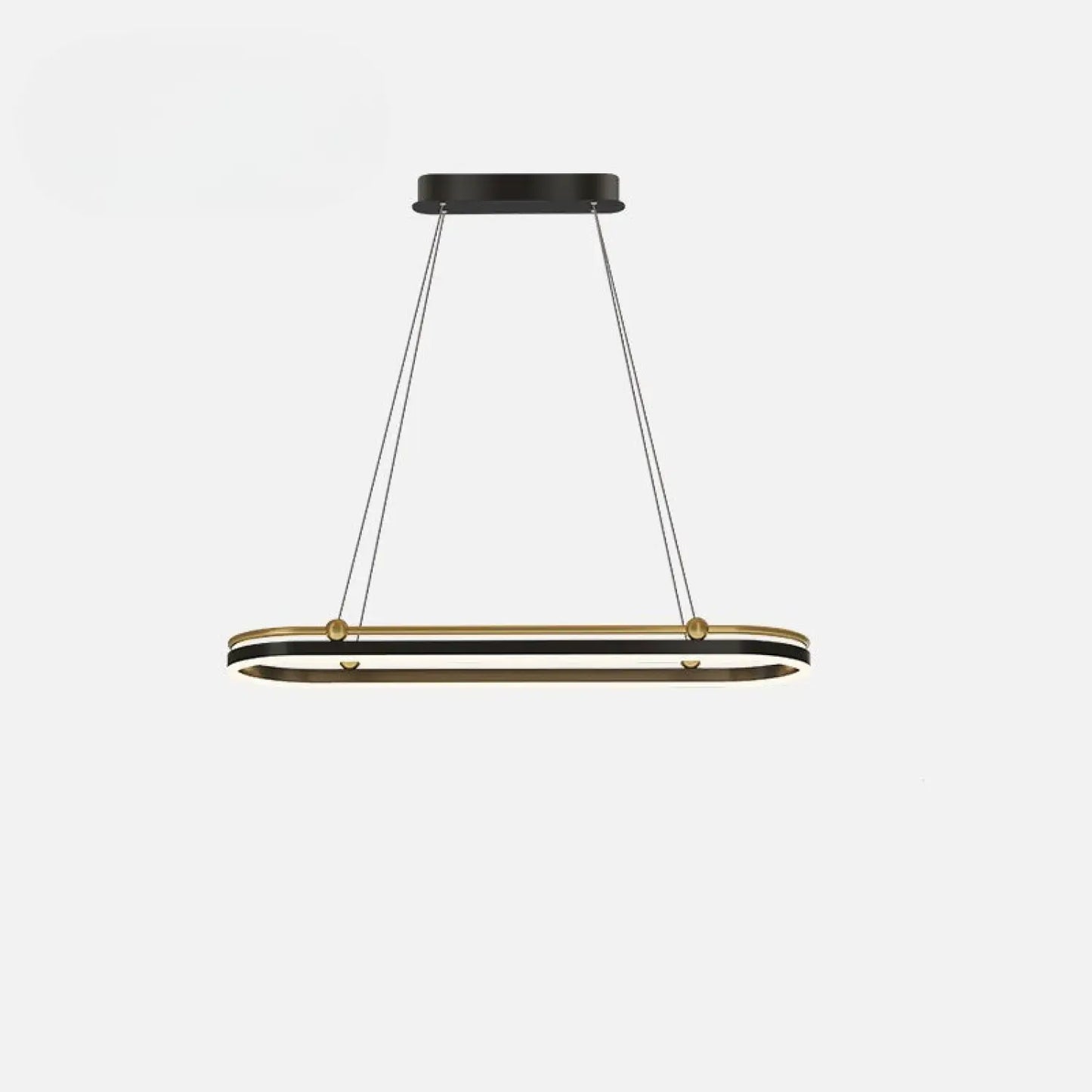 Modern Chandelier Light for Dining Room Table and Bar with Artistic Style - Black gold / 120cm - Hanging Light