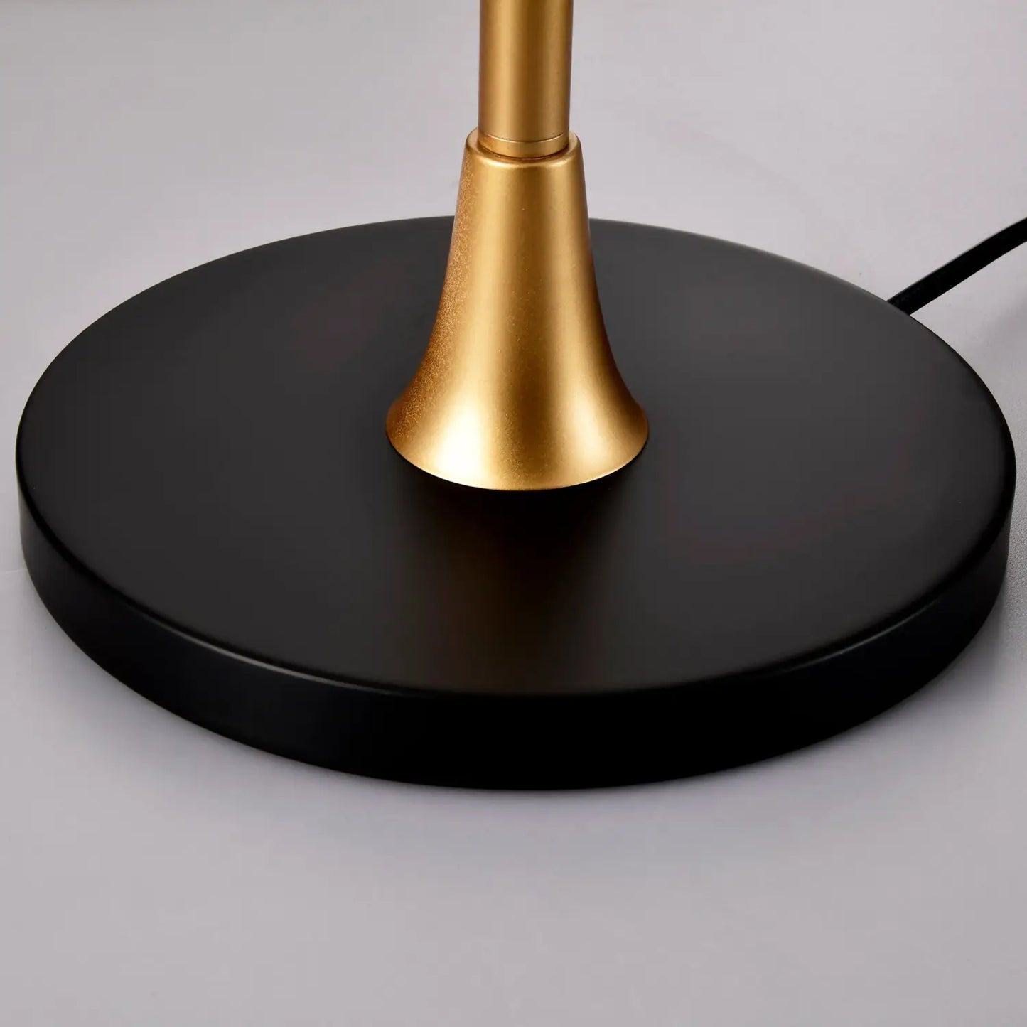 Modern Floor Lamp with Beige Fabric Shade for Living Room & Bedroom Gold Table Lamps